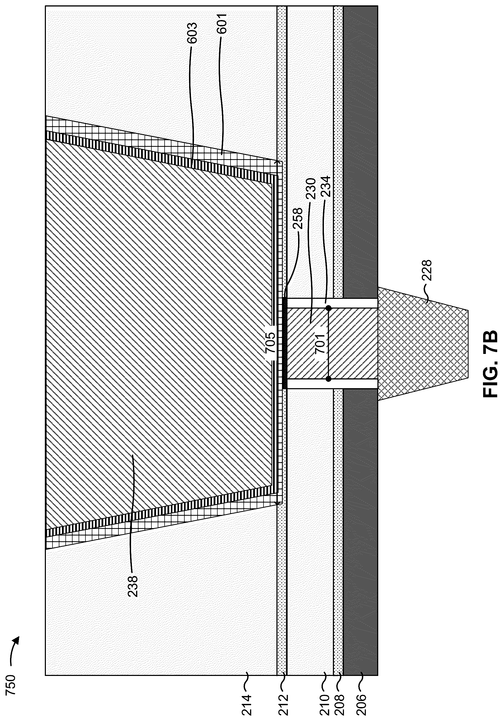 Patent US12315764 Figure 17 – Conductive structures with barriers and liners of varying thicknesses