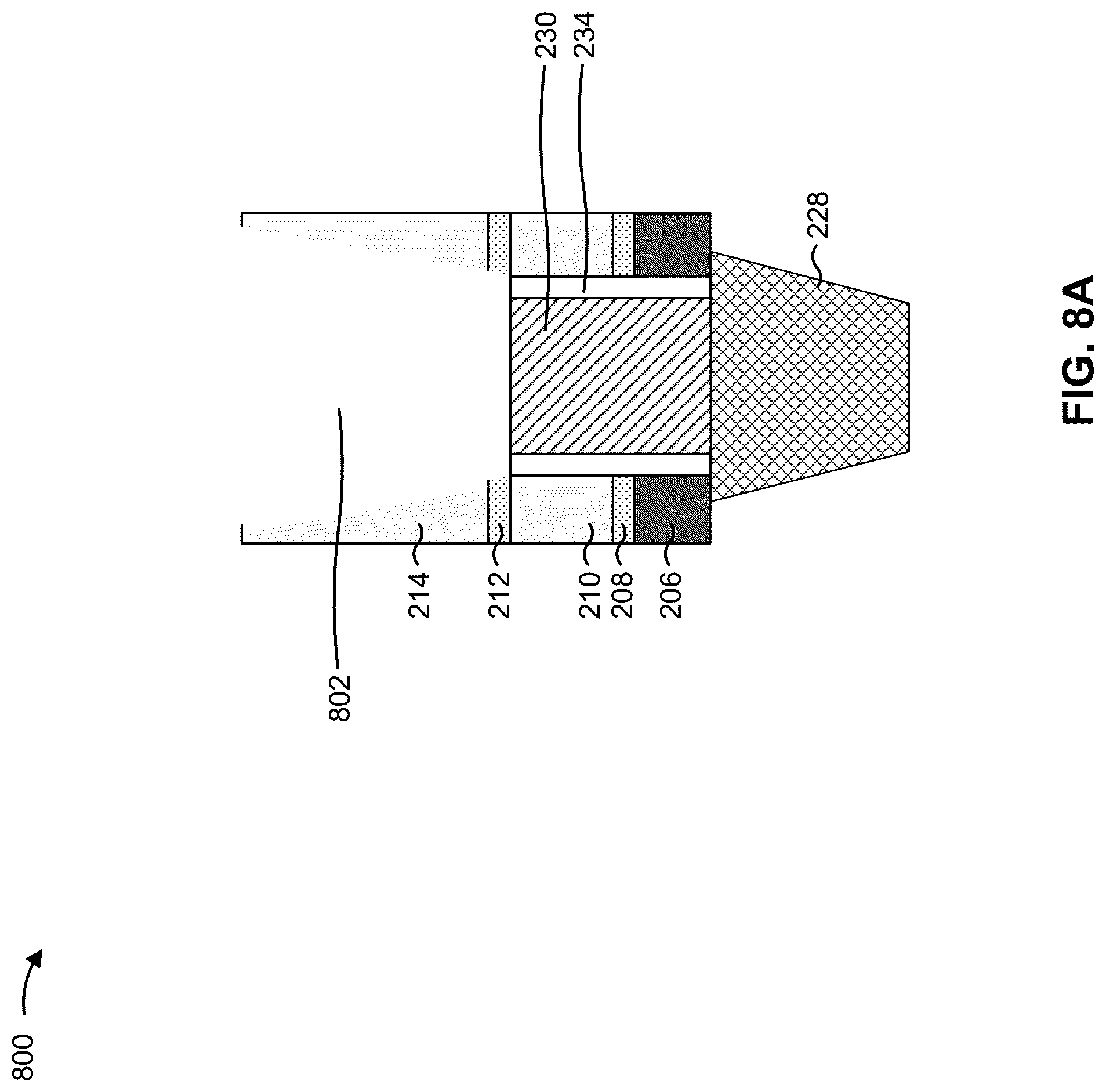 Patent US12315764 Figure 18 – Conductive structures with barriers and liners of varying thicknesses