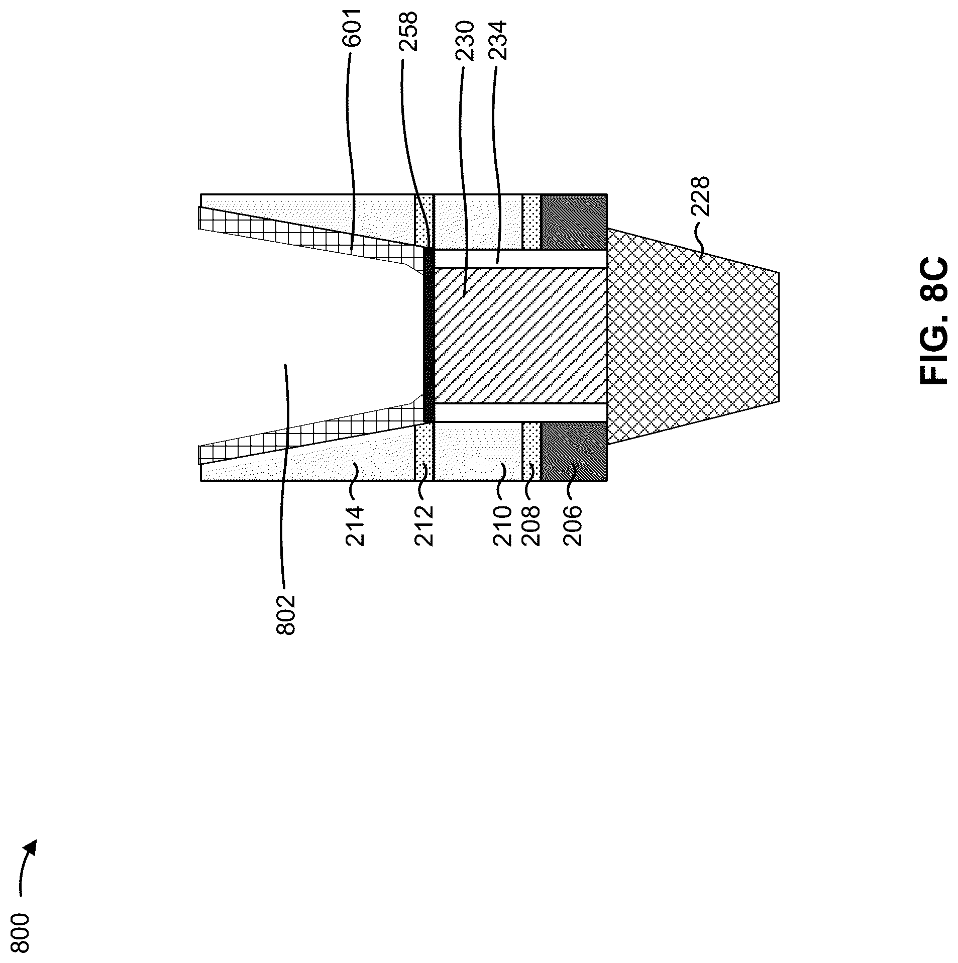 Patent US12315764 Figure 20 – Conductive structures with barriers and liners of varying thicknesses