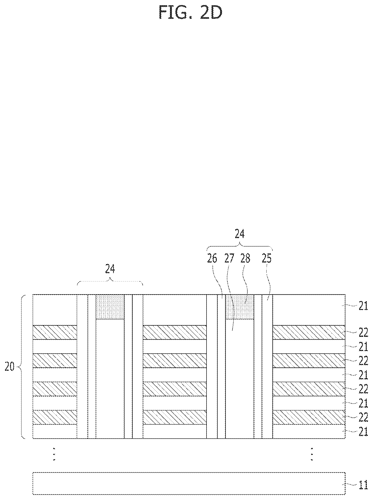 Patent US12315766 Figure 5 – Semiconductor device including spacer layer contacting bit line bottom sidewalls