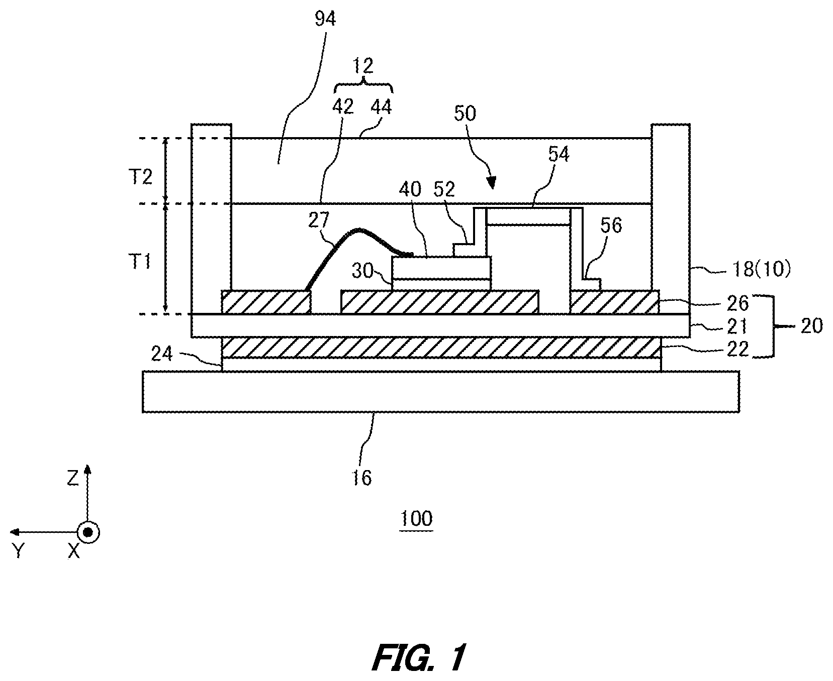 Patent US12315771 Figure 1 – Semiconductor module