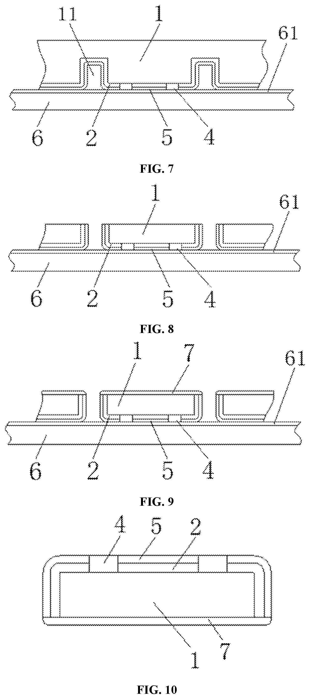Patent US12315773 Figure 3 – Chip scale package (CSP) process