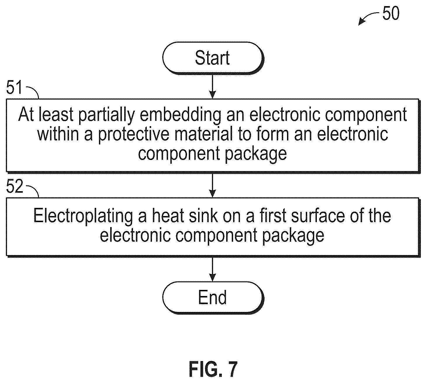Patent US12315776 Figure 6 – Integrated device package with an integrated heat sink