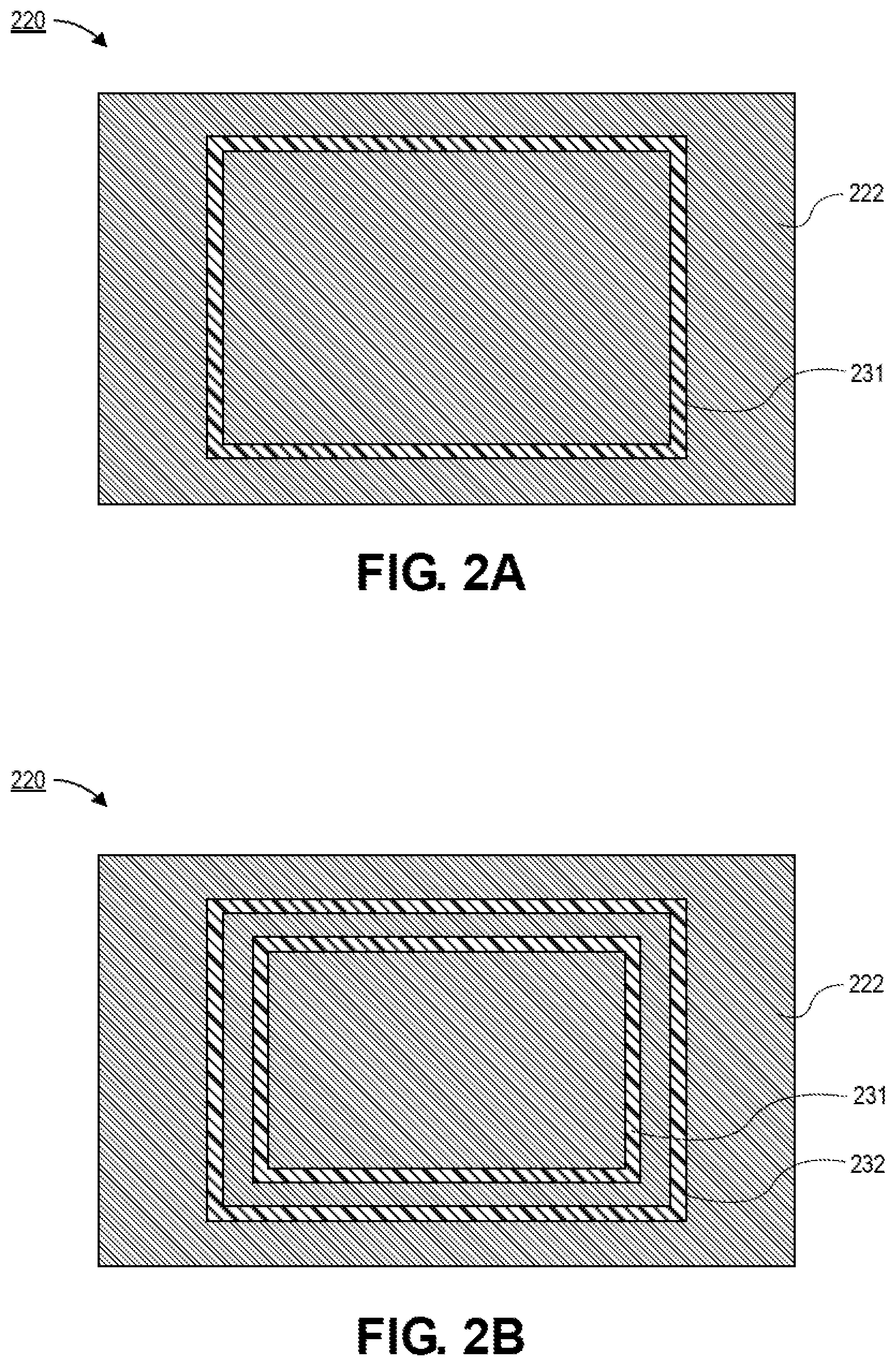 Patent US12315777 Figure 4 – Microelectronics package comprising a package-on-package (POP) architecture with inkjet barrier material for controlling bondline thickness and POP adhesive keep out zone