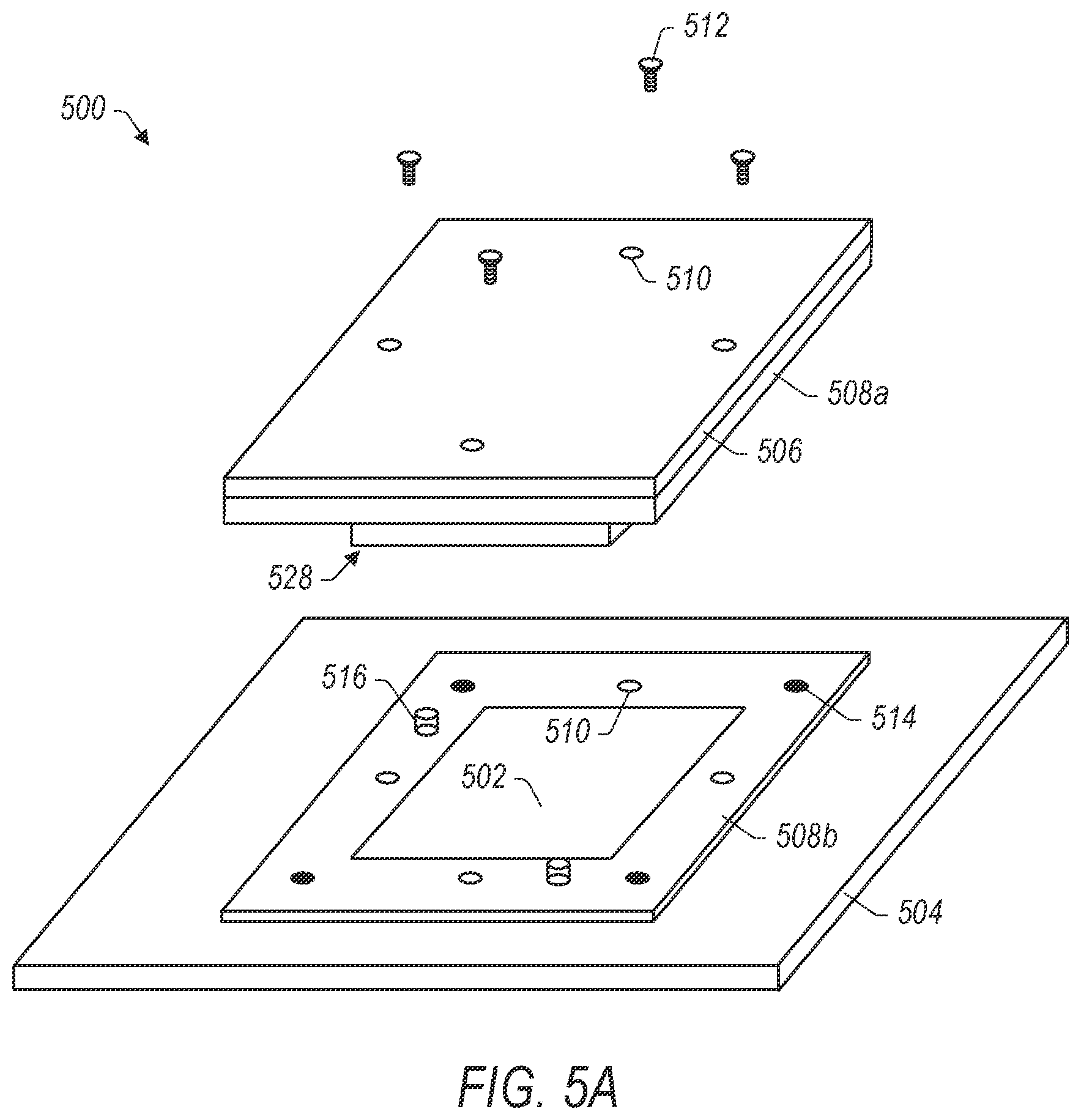 Patent US12315779 Figure 5 – Vapor chamber heat spreader for bare die processors