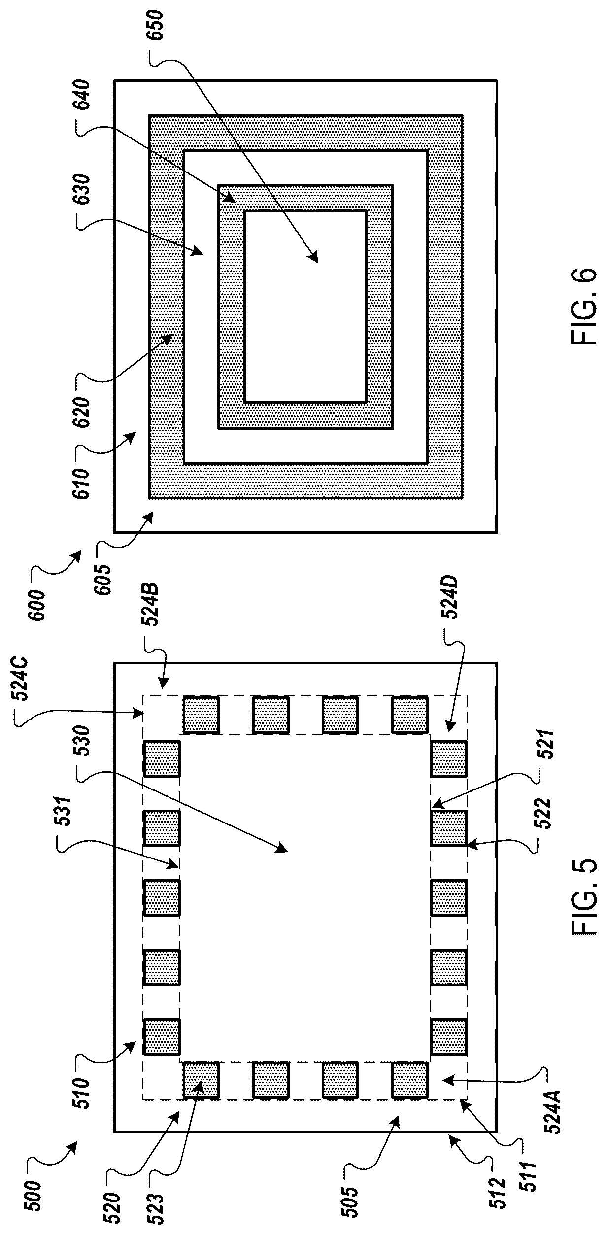 Patent US12315783 Figure 3 – Integrated circuit with a ring-shaped hot spot area and multidirectional cooling