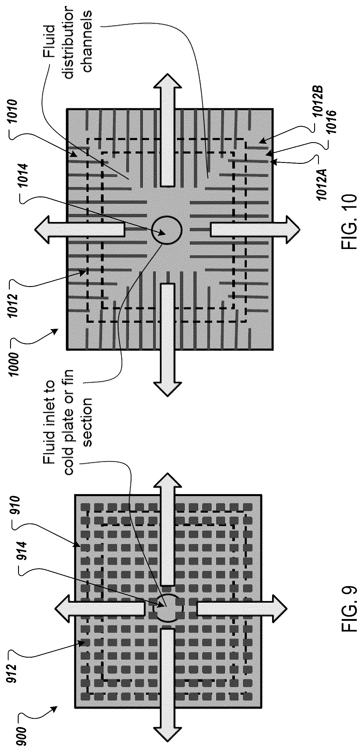 Patent US12315783 Figure 5 – Integrated circuit with a ring-shaped hot spot area and multidirectional cooling
