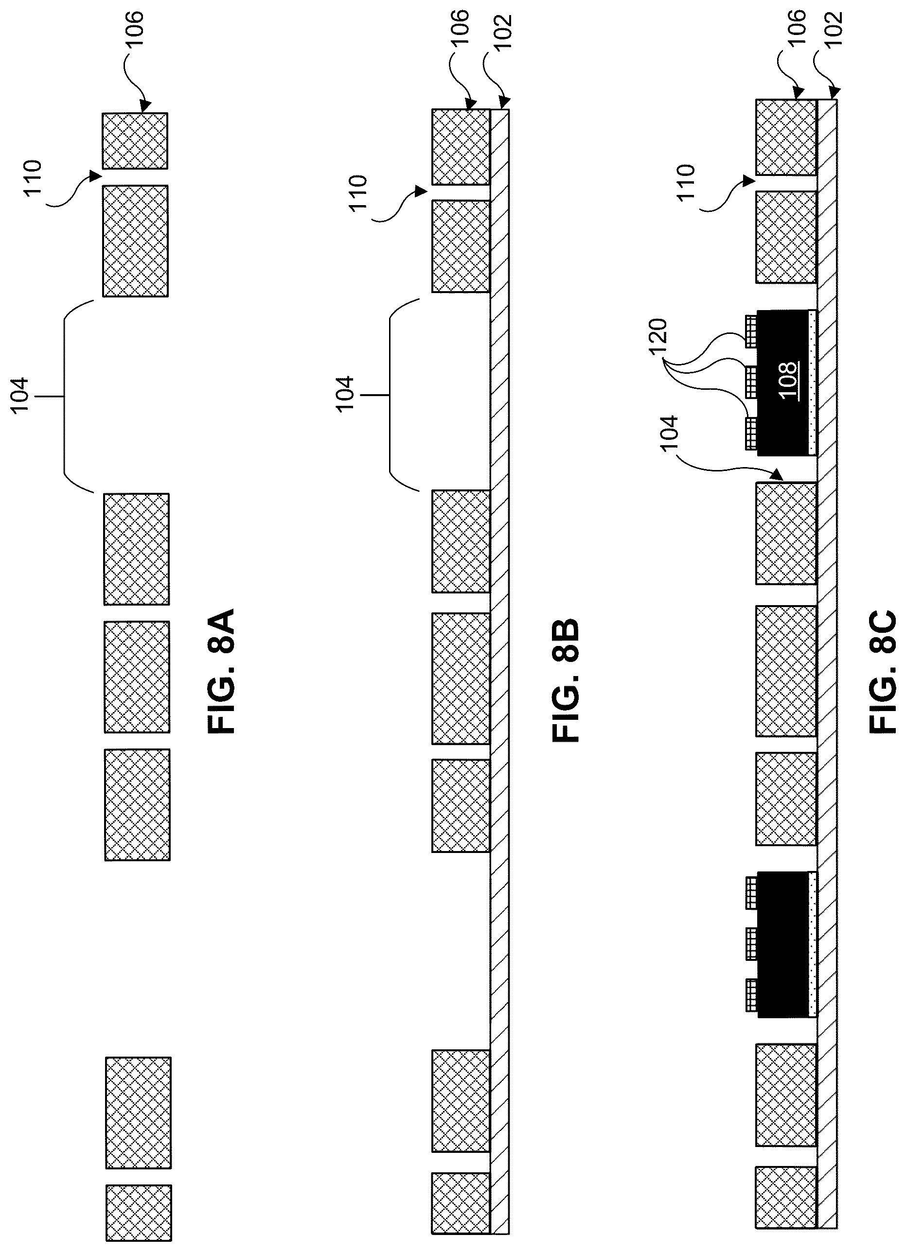 Patent US12315787 Figure 8 – Embedded semiconductor packages and methods thereof
