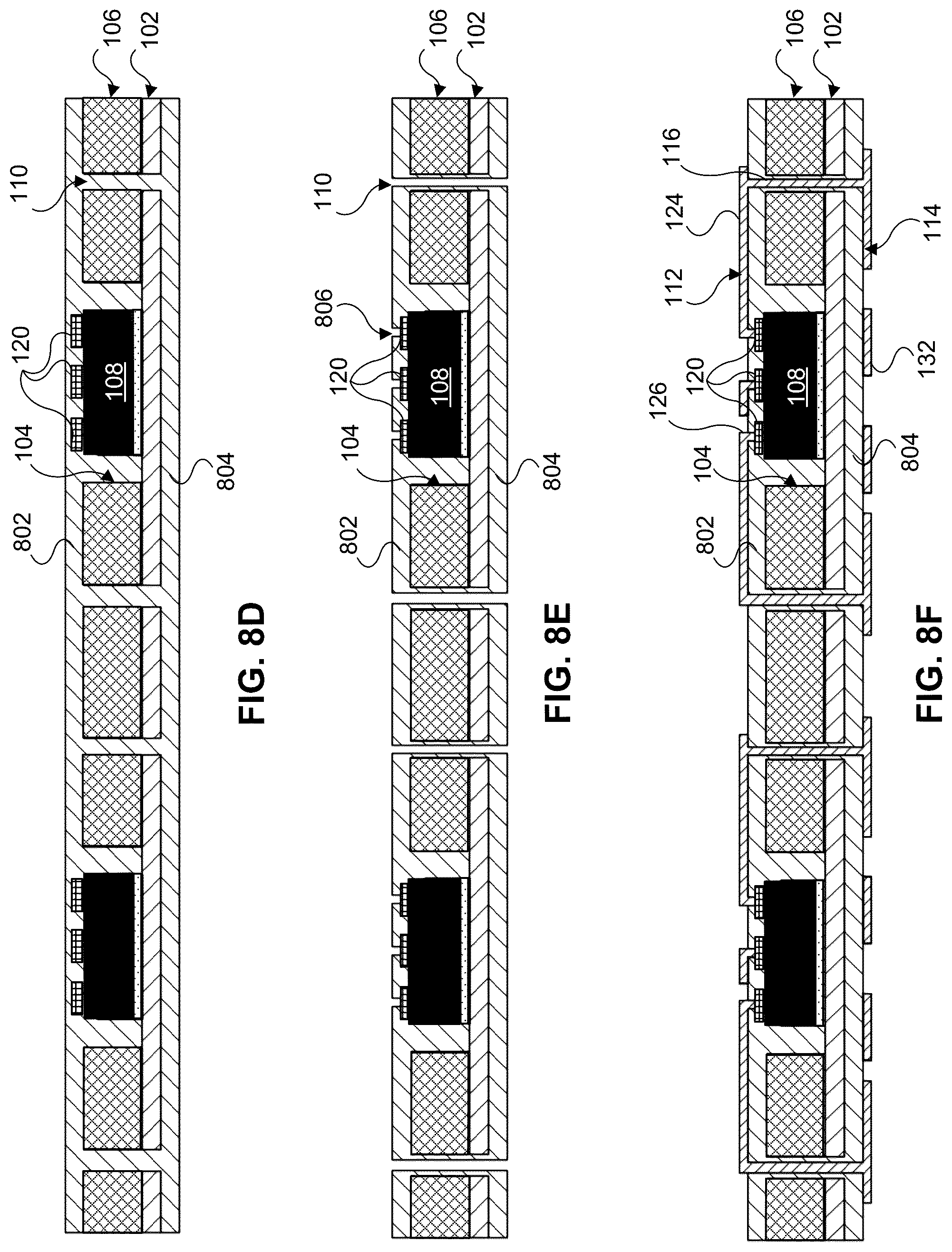 Patent US12315787 Figure 9 – Embedded semiconductor packages and methods thereof