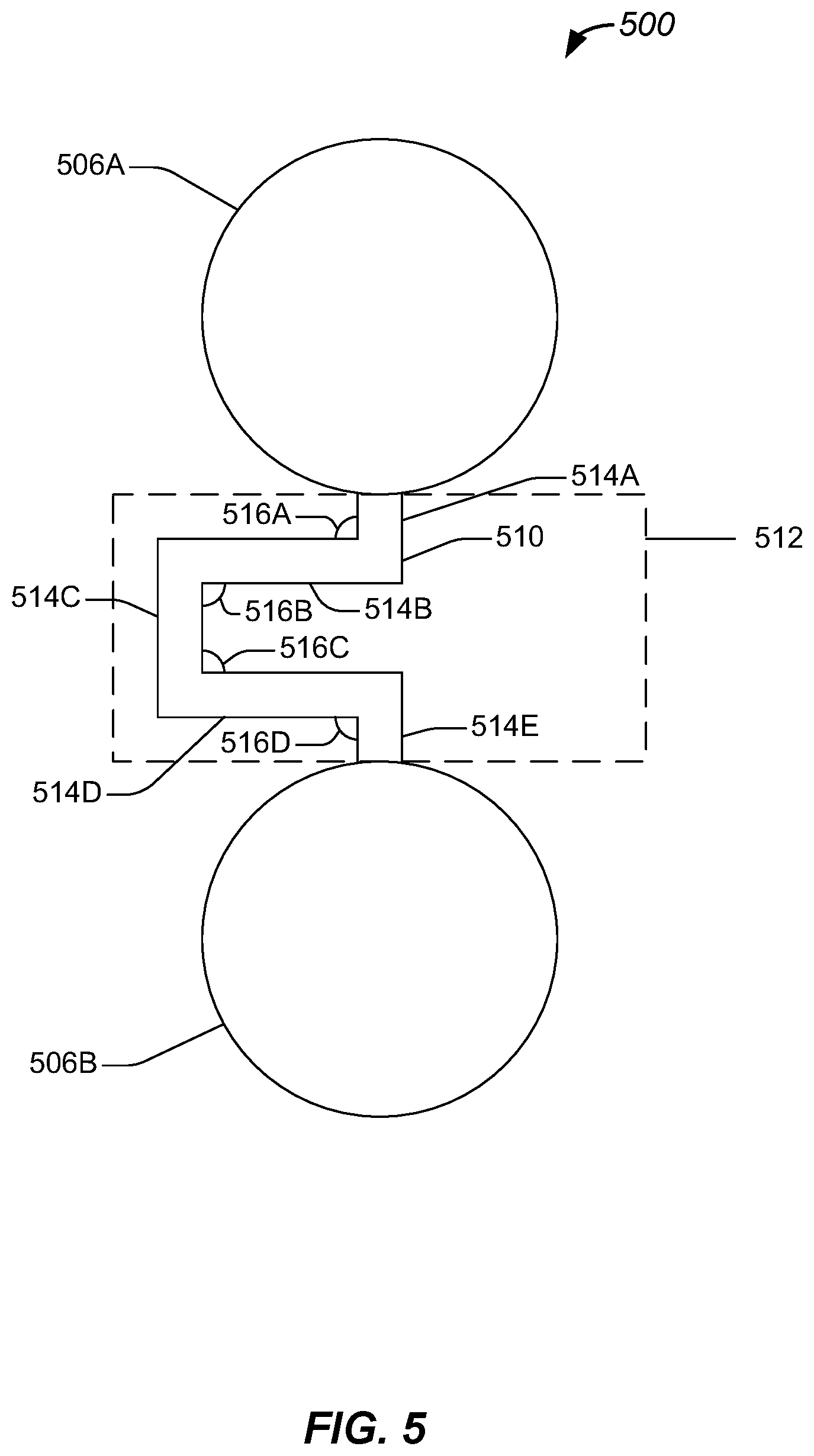 Patent US12315790 Figure 6 – Compact routing package for high frequency isolation