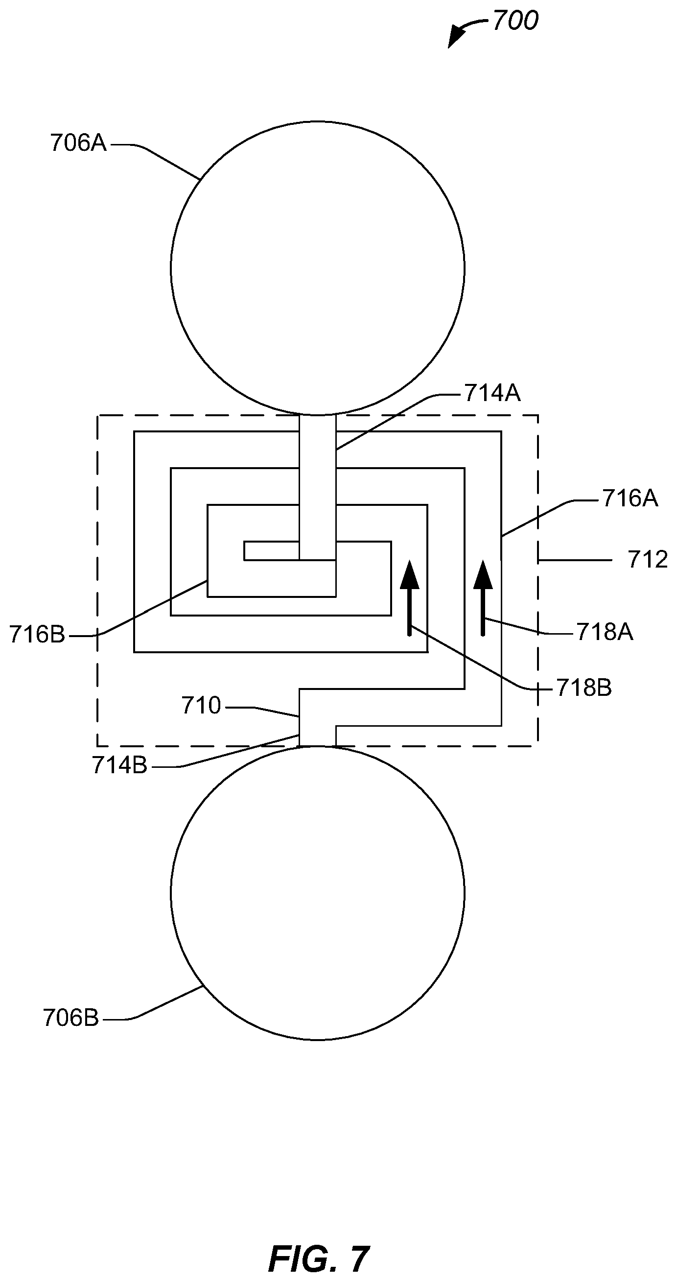 Patent US12315790 Figure 8 – Compact routing package for high frequency isolation