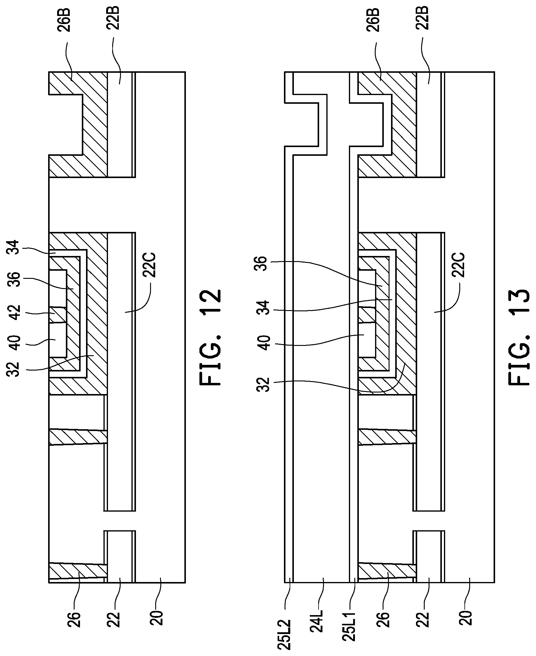 Patent US12315791 Figure 8 – Metal-insulator-metal capacitor within metallization structure
