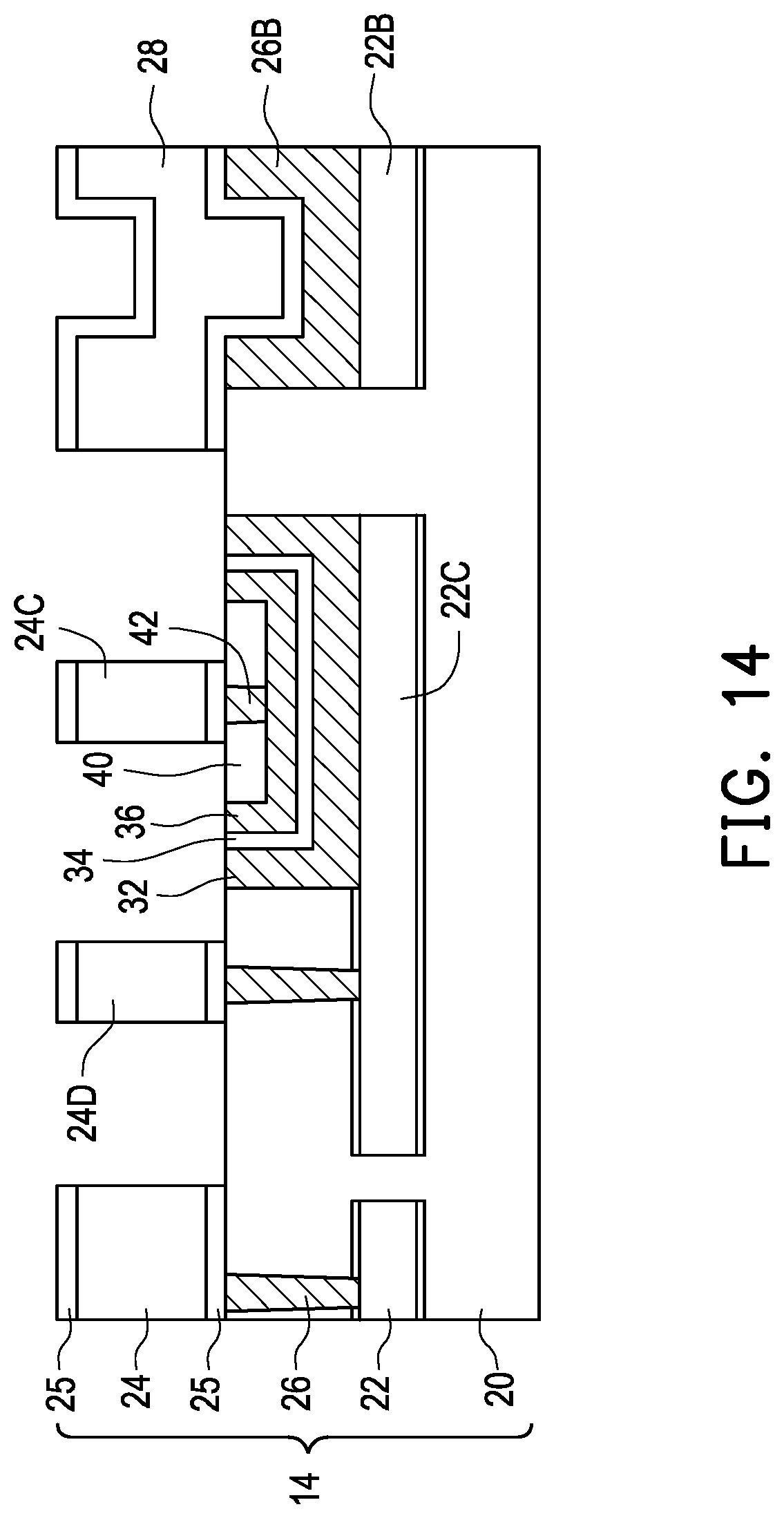 Patent US12315791 Figure 9 – Metal-insulator-metal capacitor within metallization structure