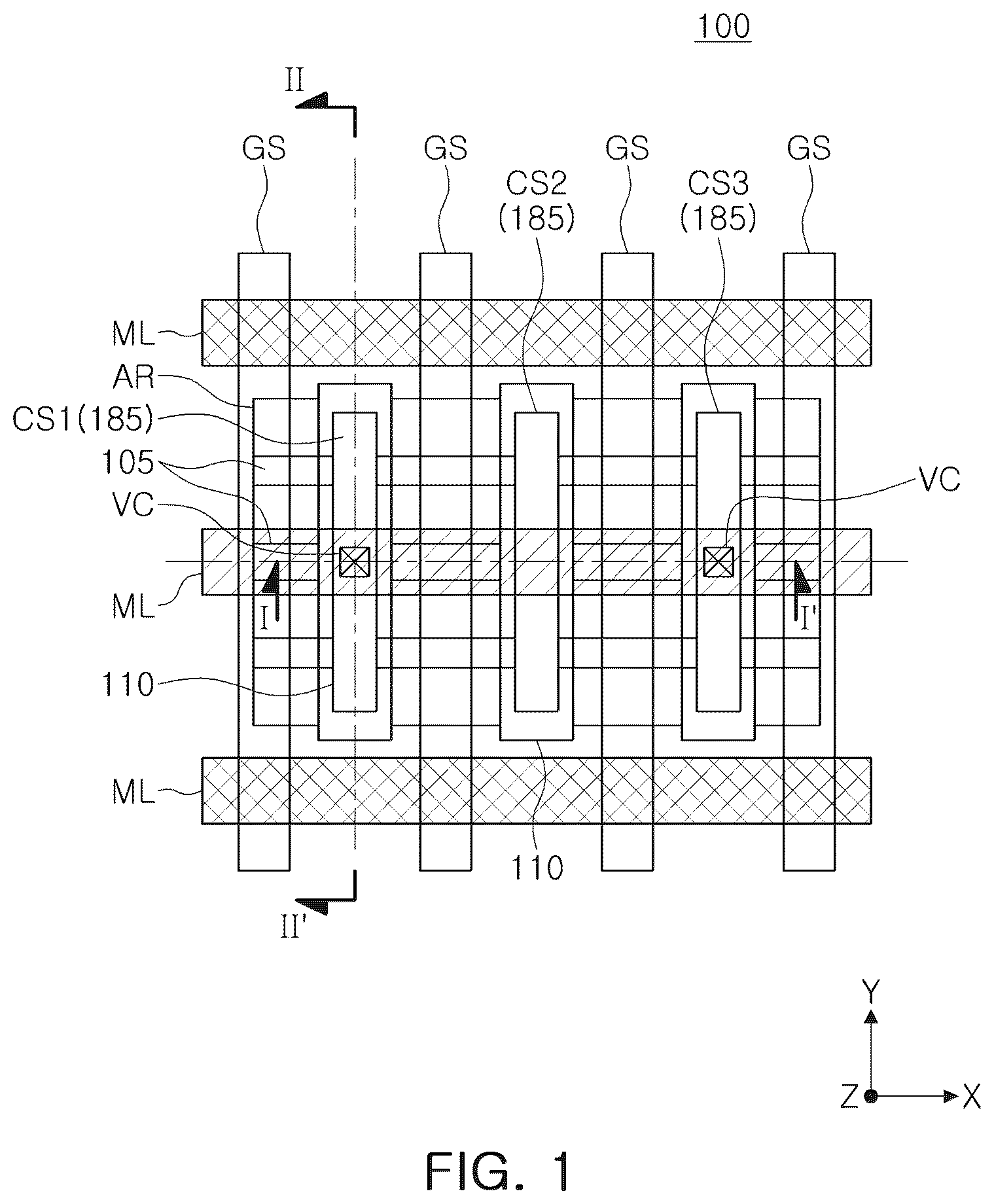 Patent US12315792 Figure 1 – Semiconductor device