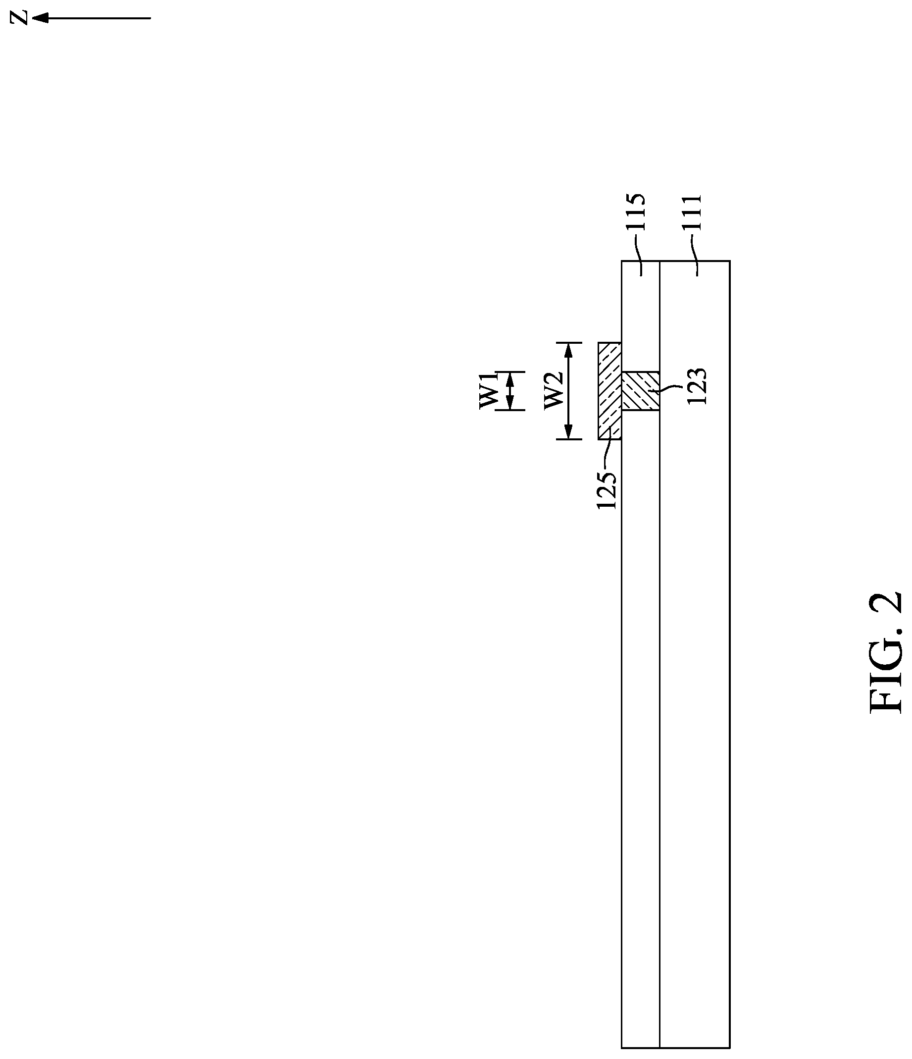 Patent US12315793 Figure 2 – Semiconductor device with redistribution plugs