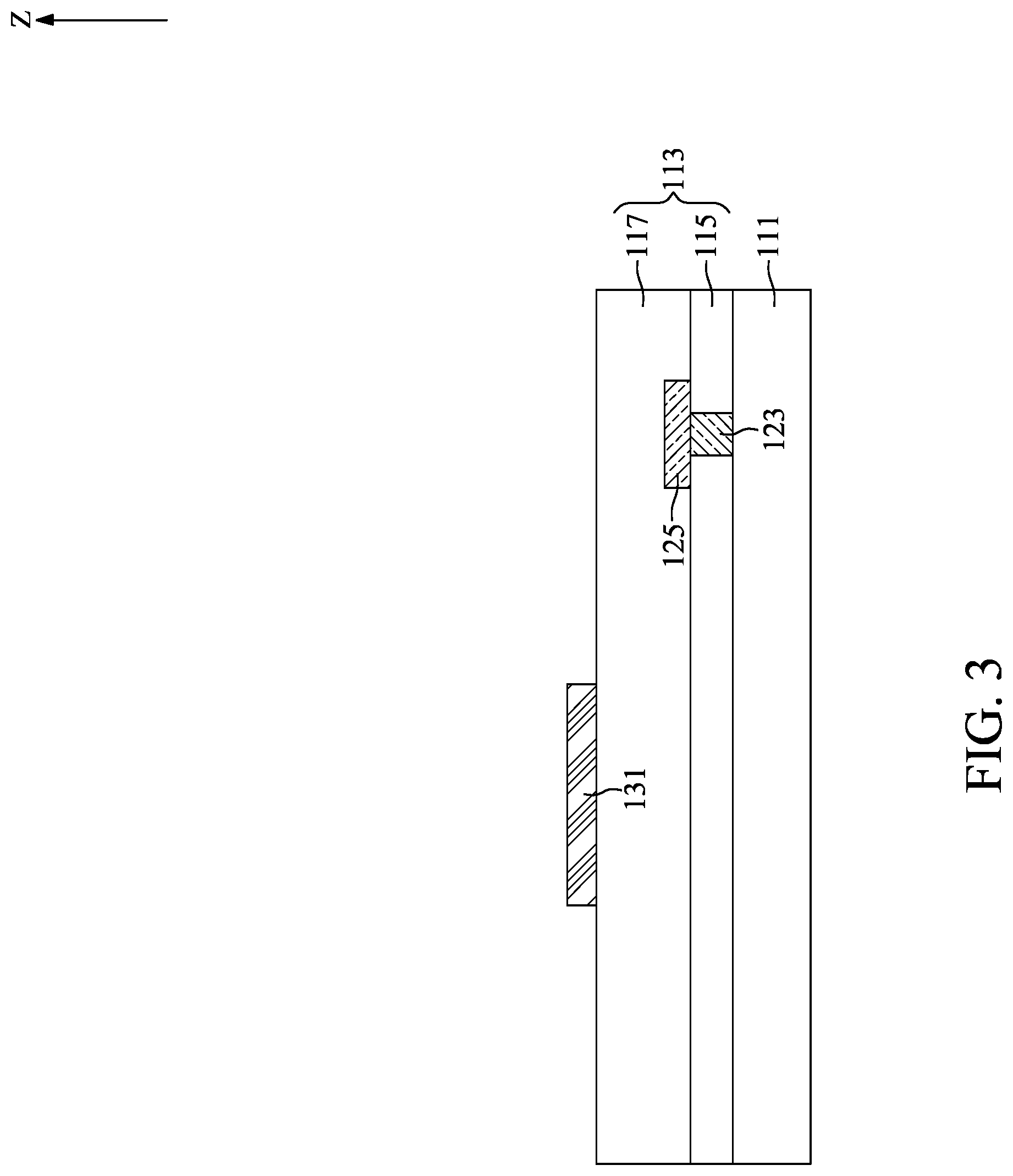 Patent US12315793 Figure 3 – Semiconductor device with redistribution plugs