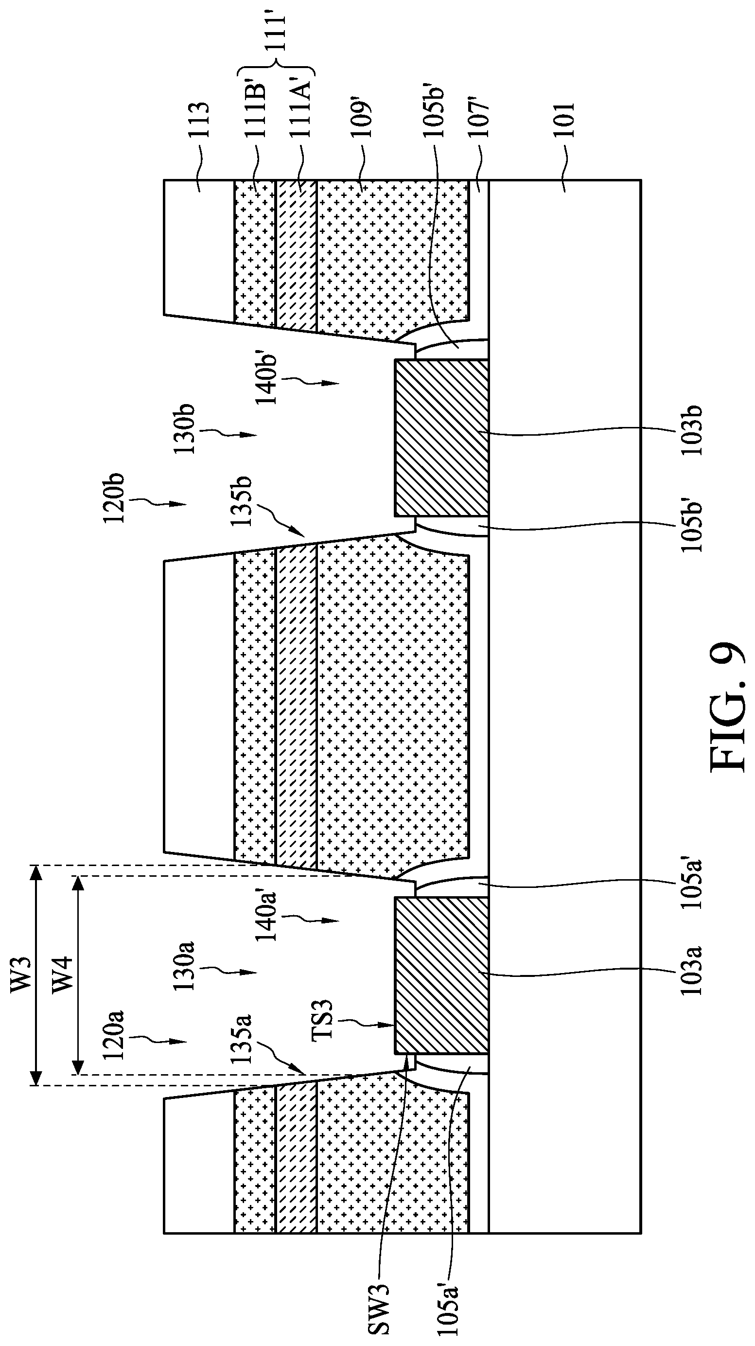 Patent US12315796 Figure 9 – Method for preparing semiconductor device with composite passivation structure