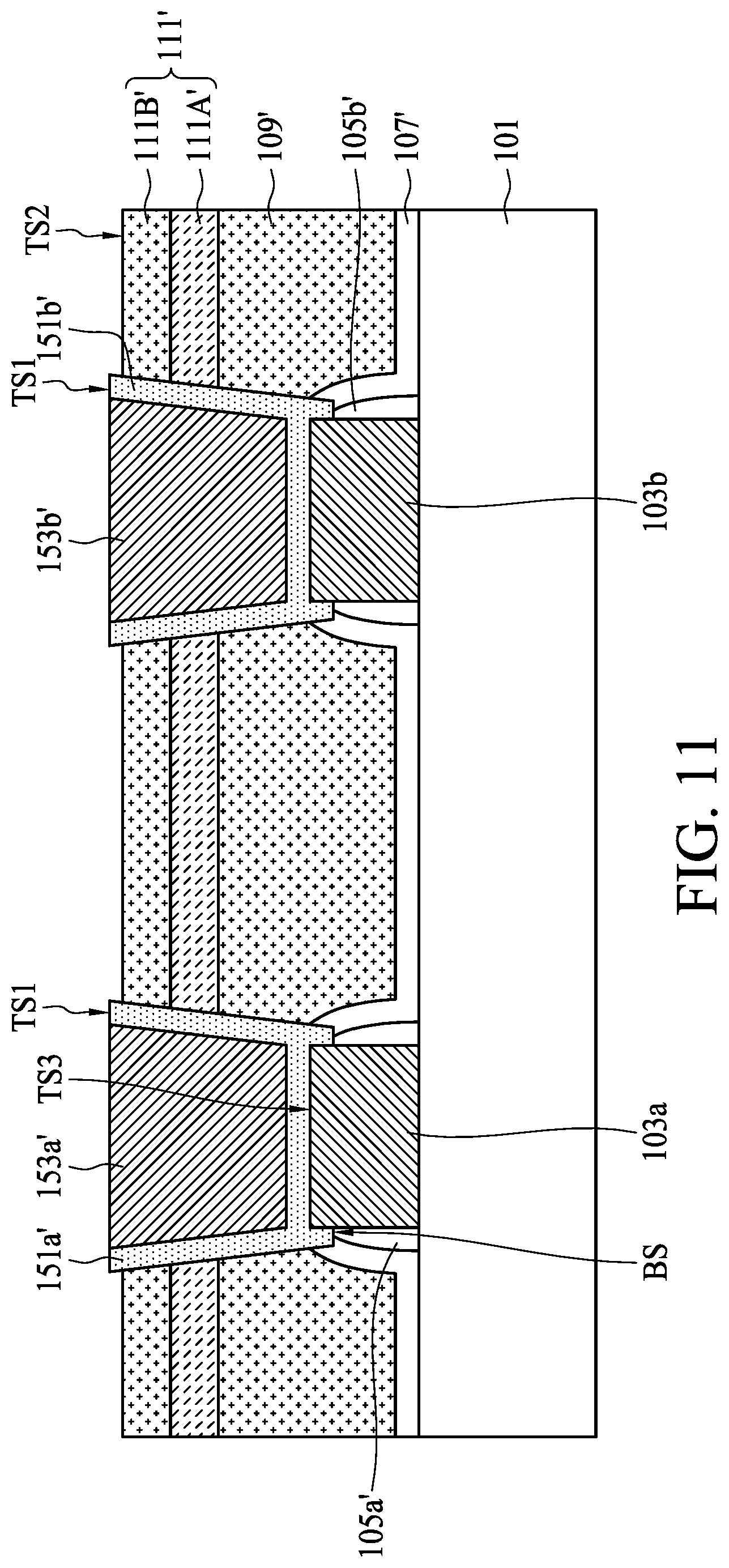 Patent US12315796 Figure 11 – Method for preparing semiconductor device with composite passivation structure
