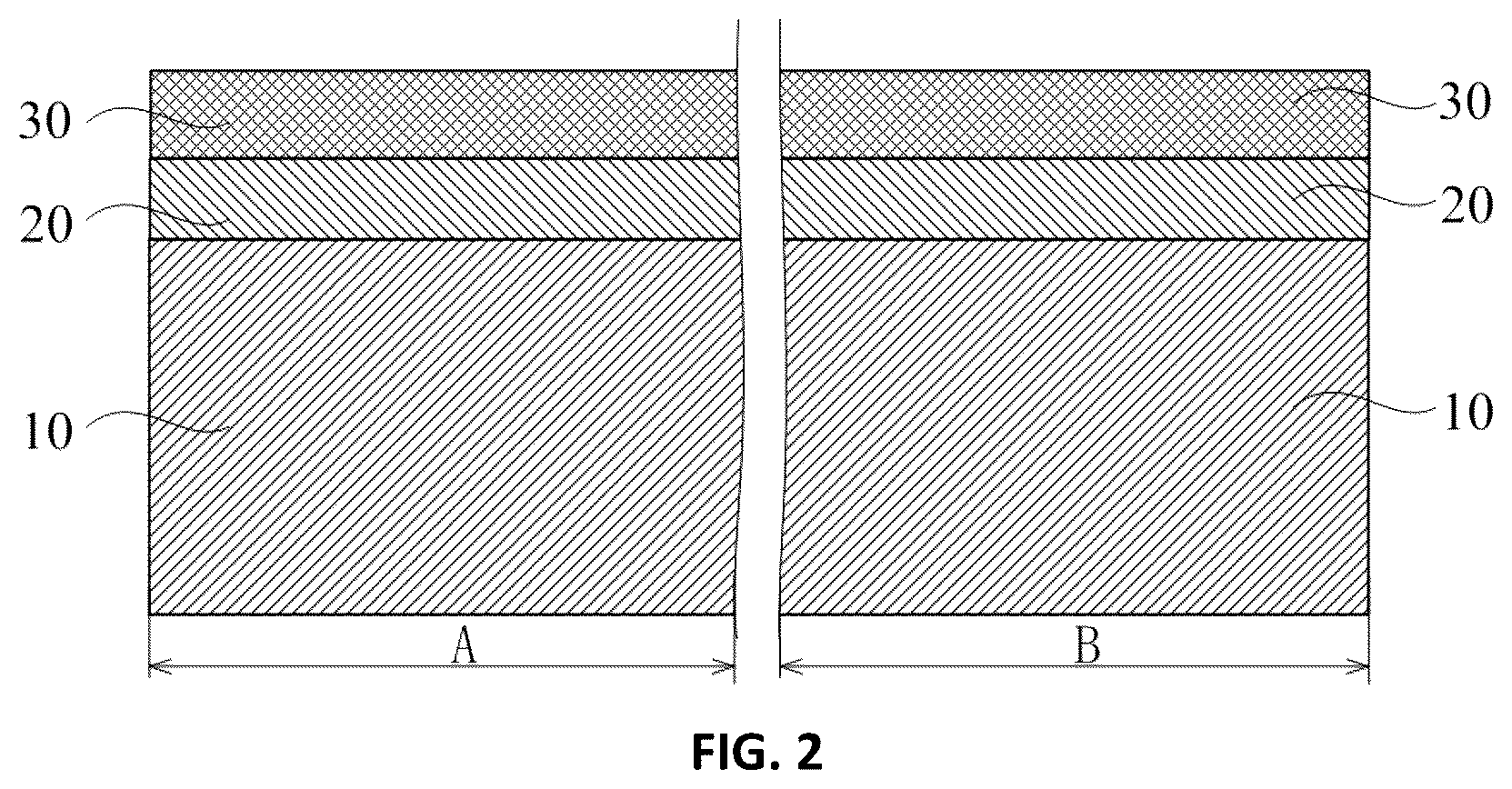Patent US12315799 Figure 2 – Semiconductor structures of anti-fuse devices and core devices with different dielectric layers