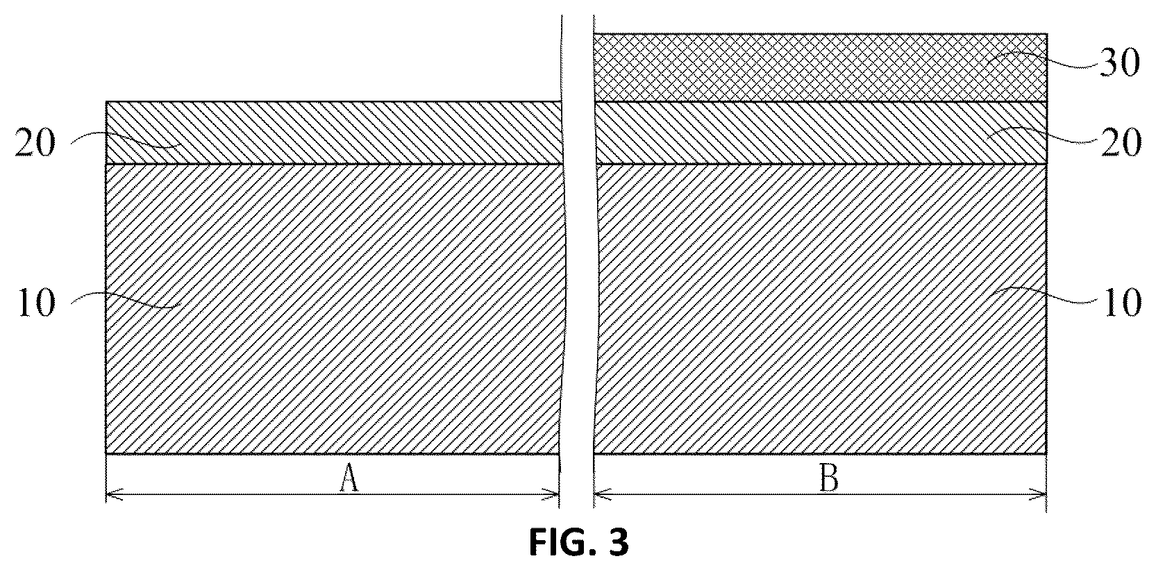 Patent US12315799 Figure 3 – Semiconductor structures of anti-fuse devices and core devices with different dielectric layers