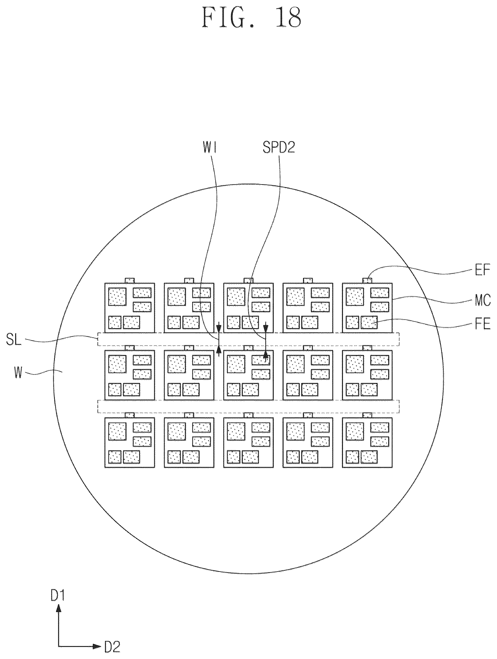 Patent US12315800 Figure 18 – Semiconductor chip with fuse structure in scribe lane and method of fabricating the same