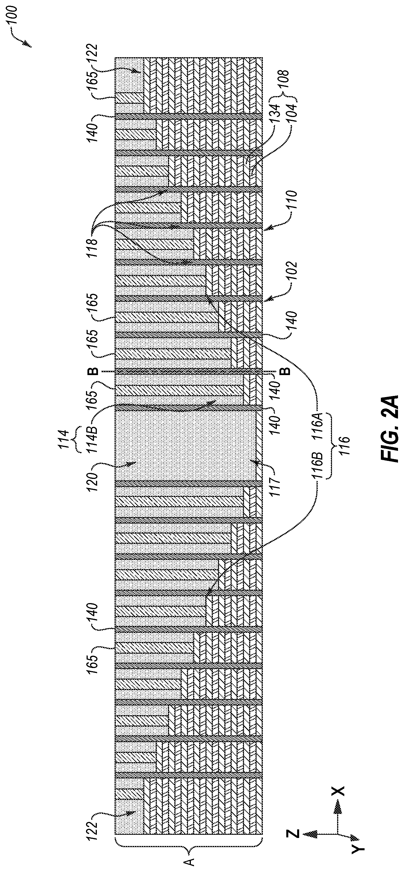 Patent US12315801 Figure 2 – Microelectronic devices, and related electronic systems and methods