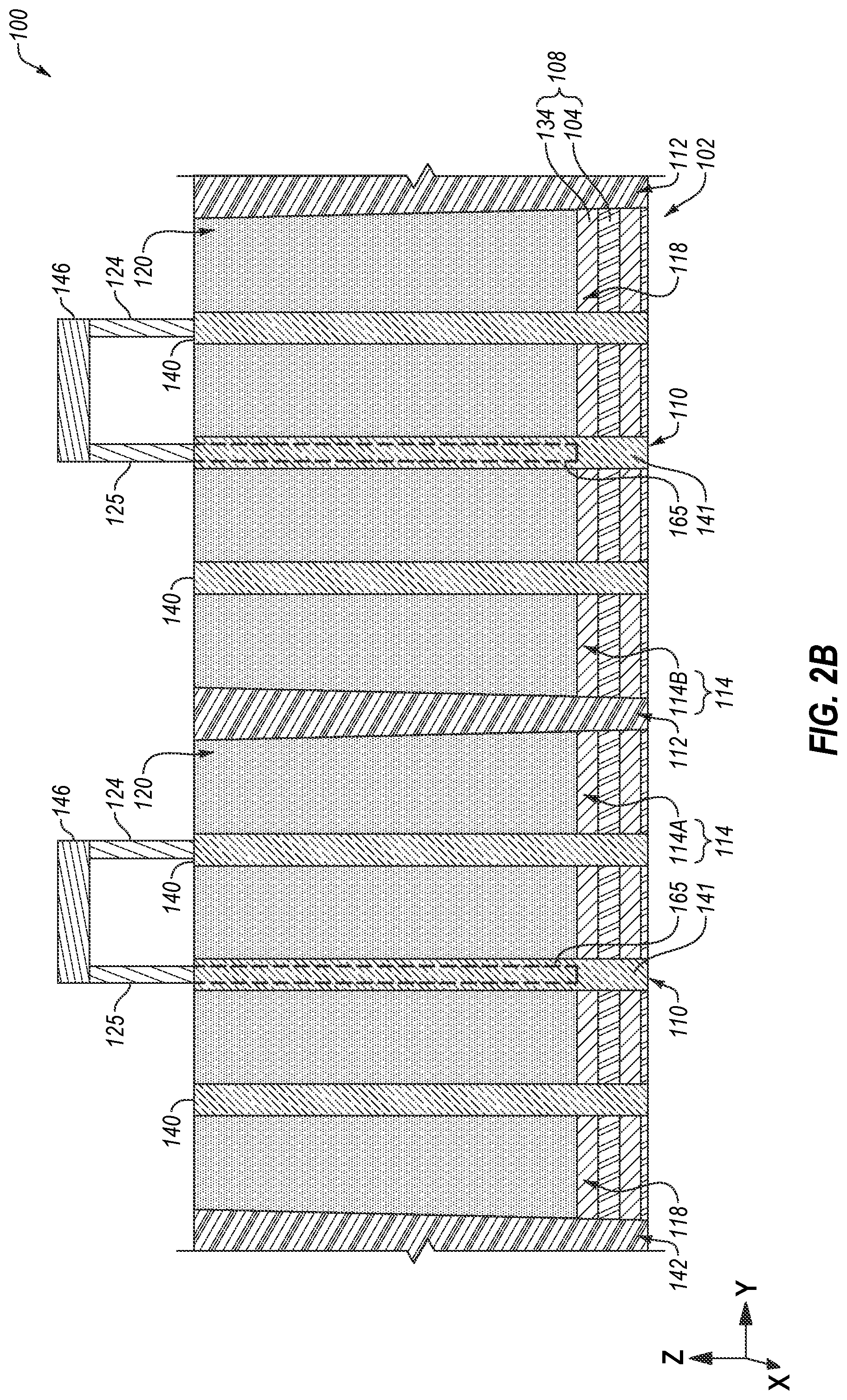 Patent US12315801 Figure 3 – Microelectronic devices, and related electronic systems and methods