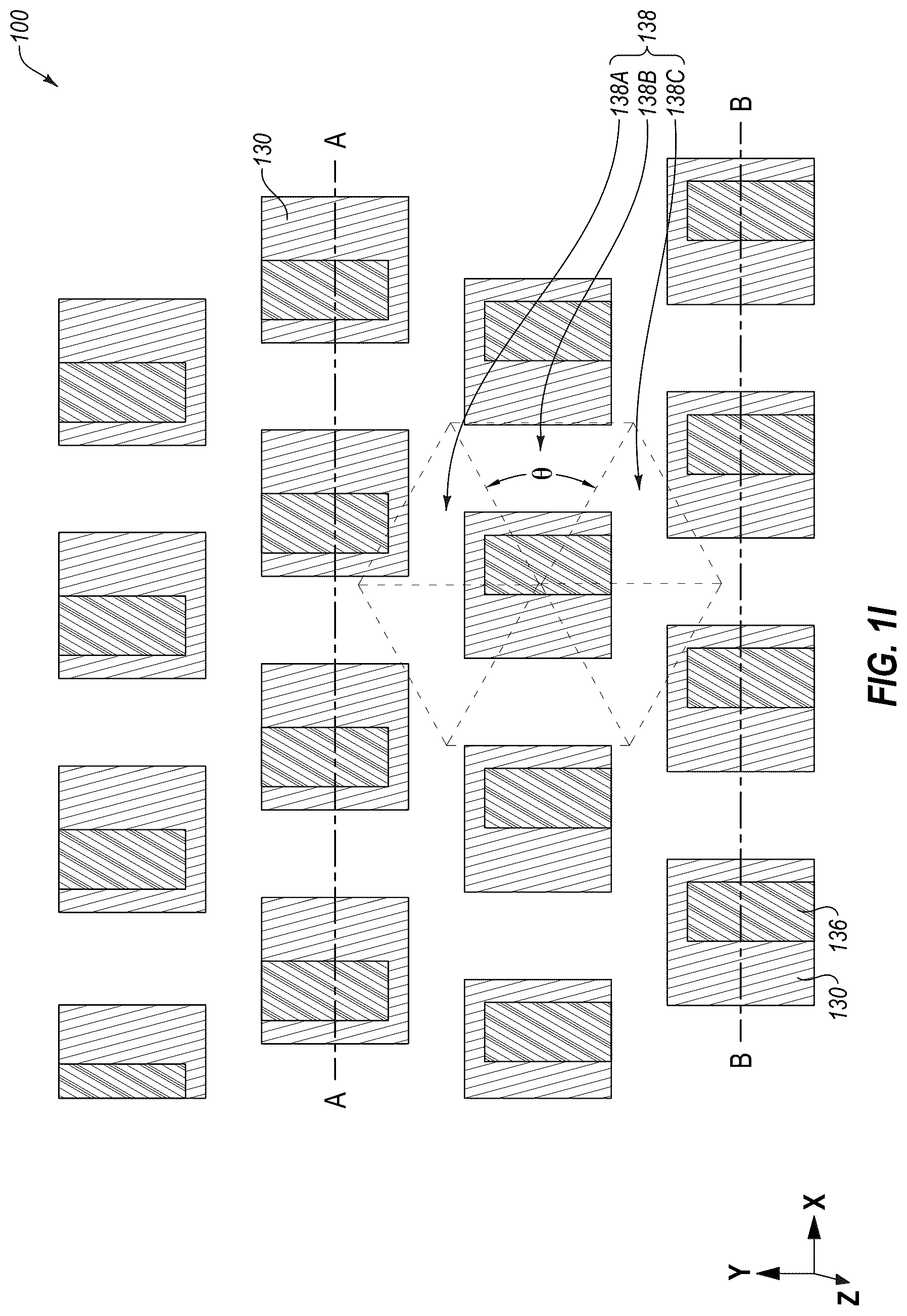 Patent US12315803 Figure 9 – Microelectronic devices, memory devices, and electronic systems
