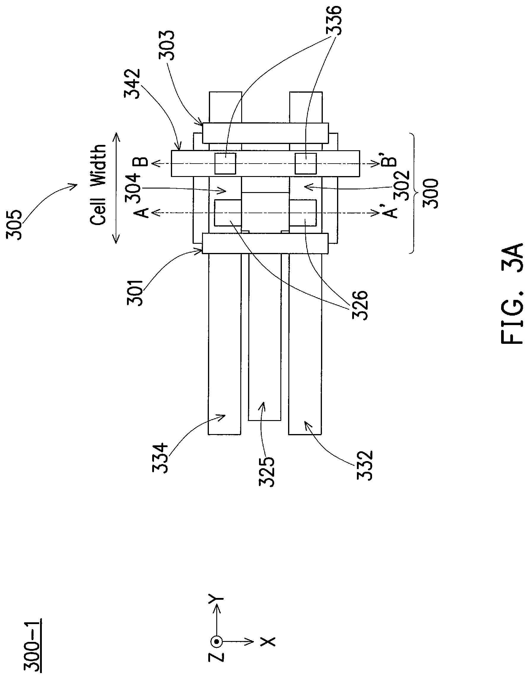Patent US12315804 Figure 3 – Back side signal routing in a circuit with a relay cell