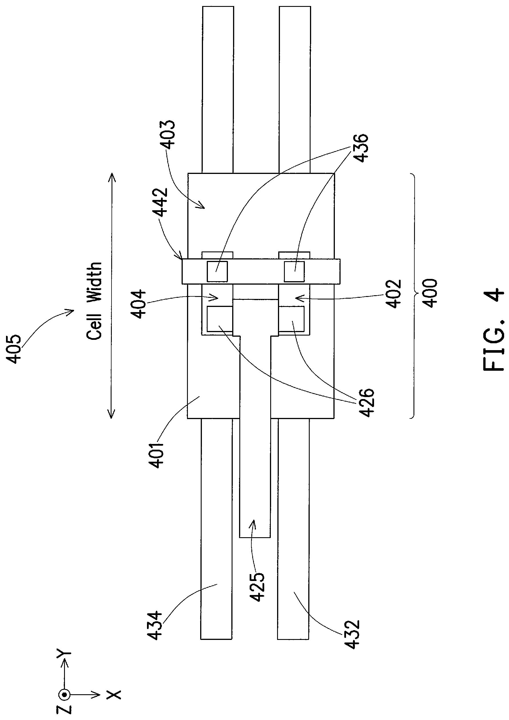 Patent US12315804 Figure 6 – Back side signal routing in a circuit with a relay cell