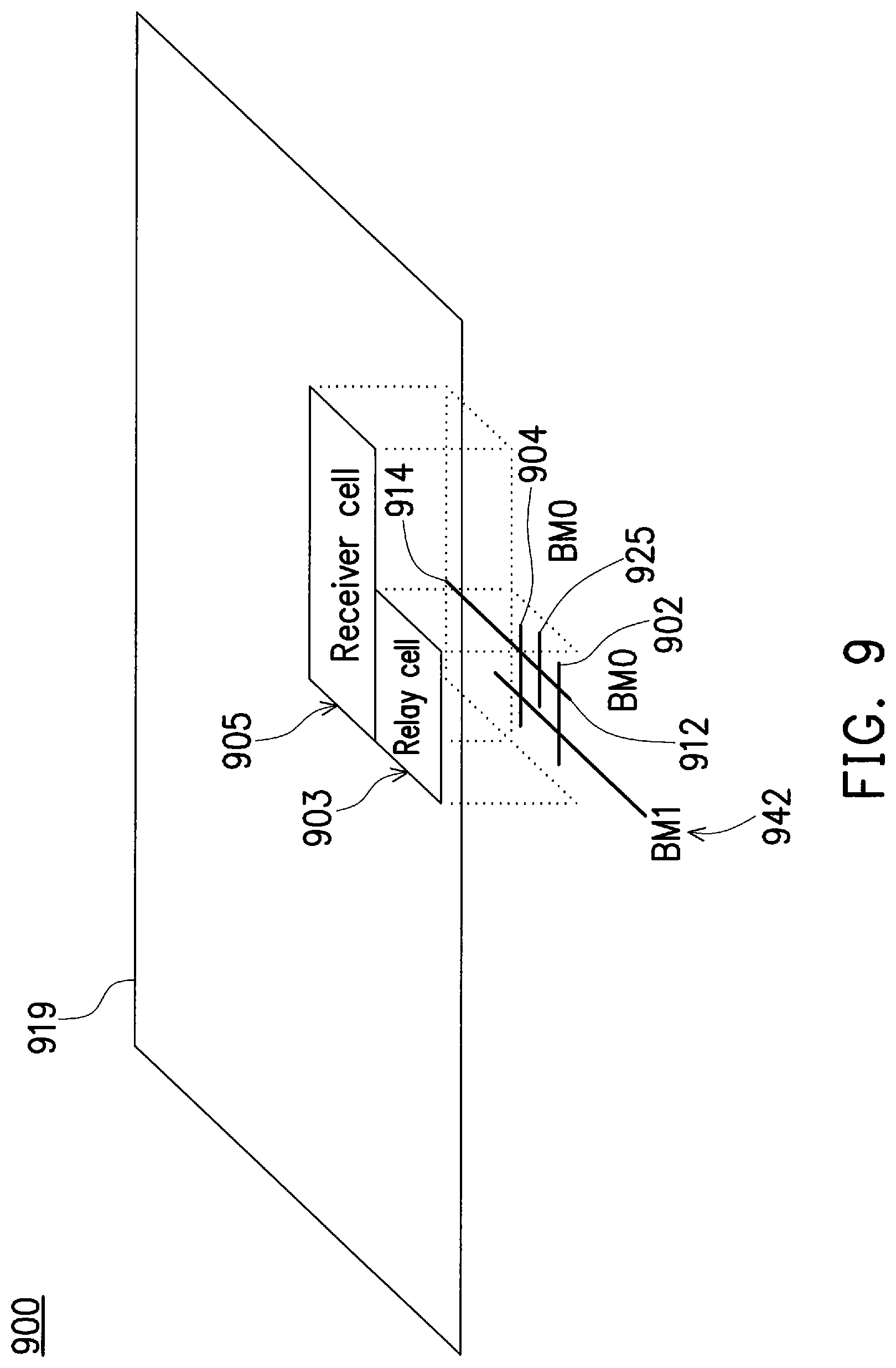 Patent US12315804 Figure 14 – Back side signal routing in a circuit with a relay cell