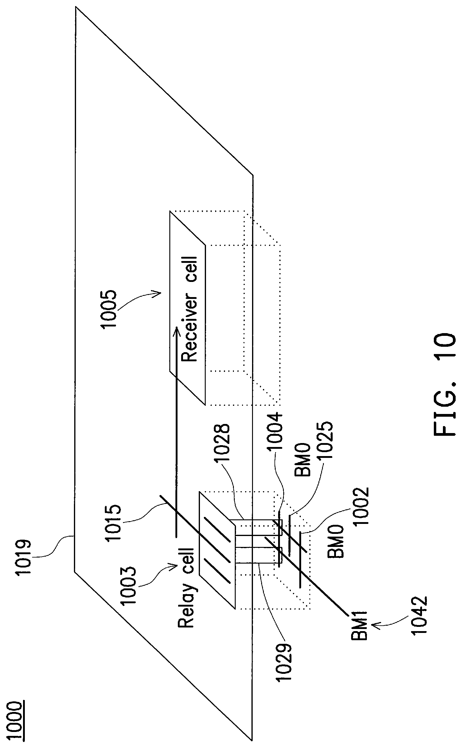 Patent US12315804 Figure 15 – Back side signal routing in a circuit with a relay cell