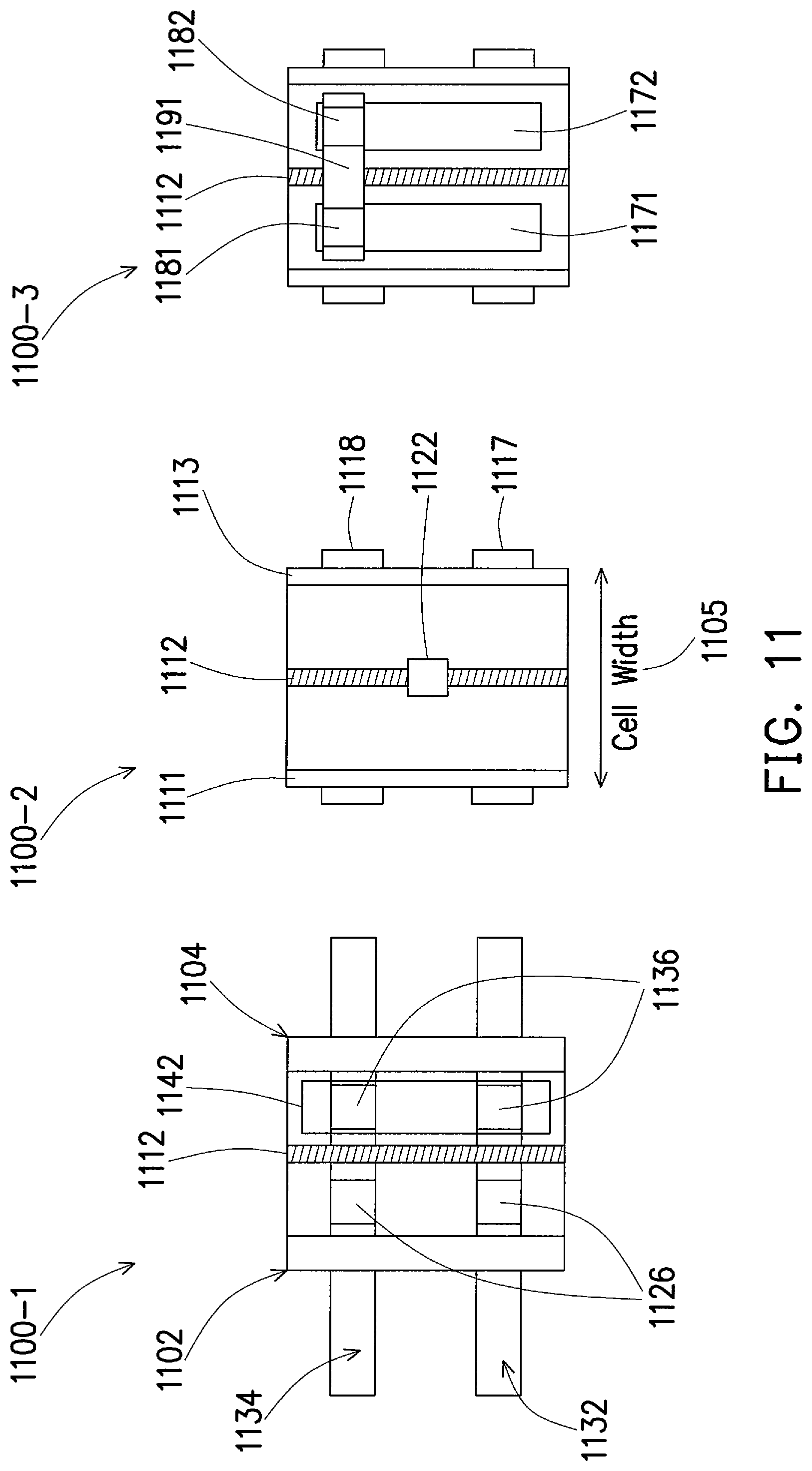 Patent US12315804 Figure 16 – Back side signal routing in a circuit with a relay cell
