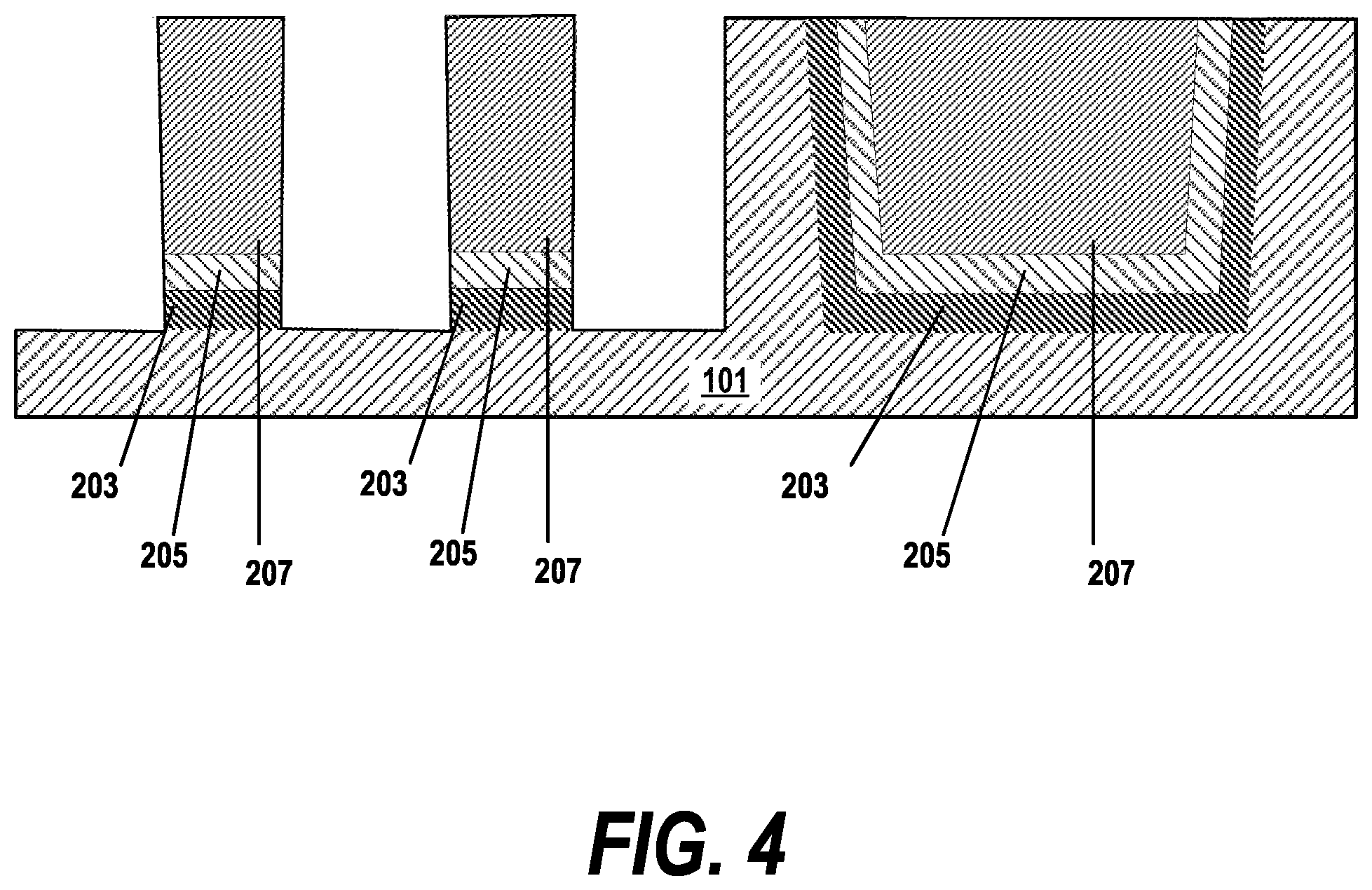 Patent US12315807 Figure 4 – Reducing copper line resistance