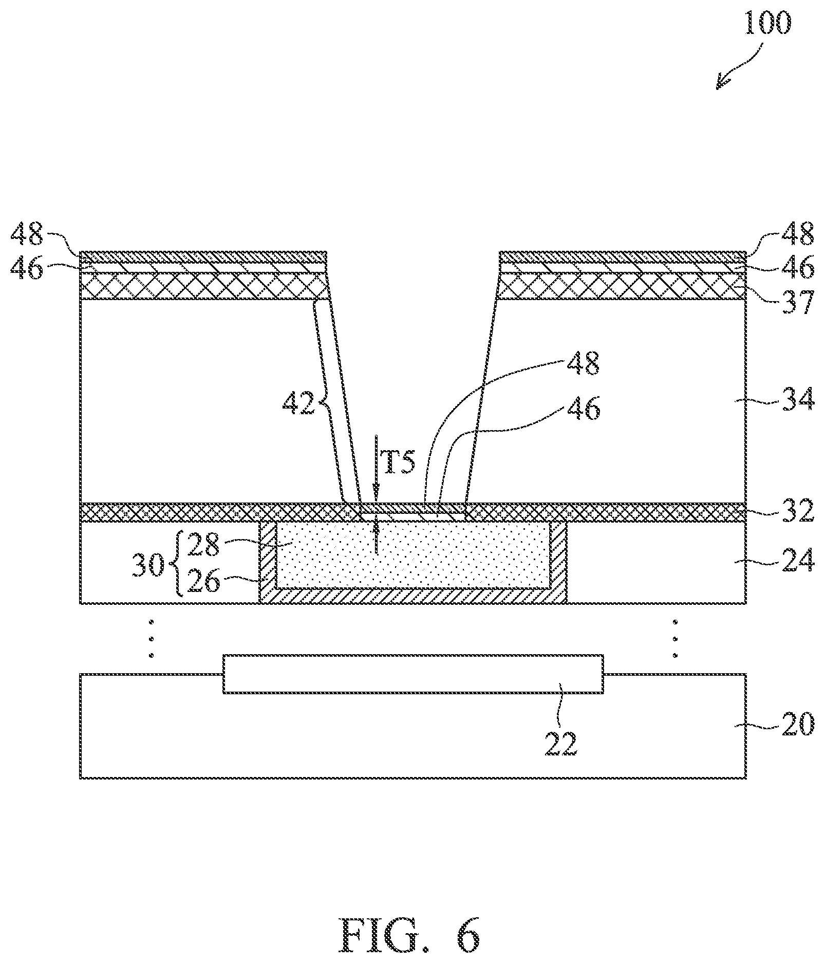 Patent US12315809 Figure 6 – Via for semiconductor device and method