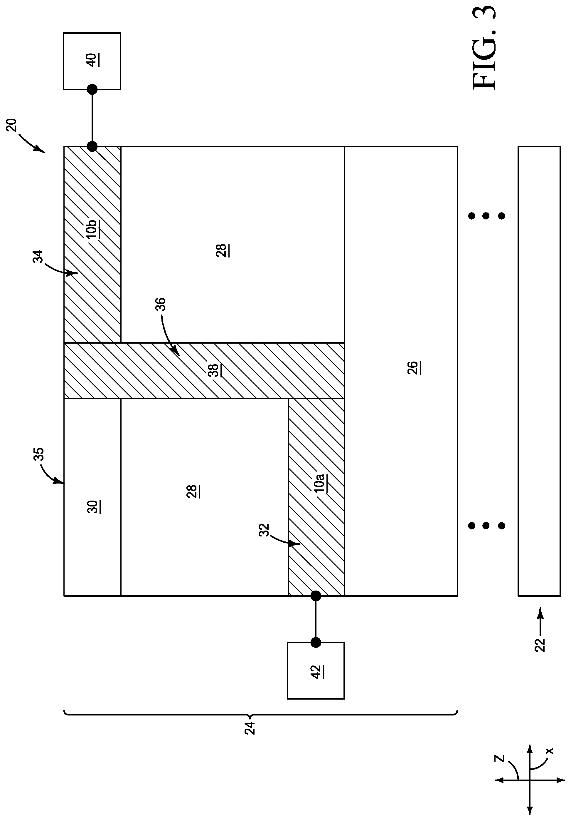 Patent US12315810 Figure 3 – Integrated assemblies having graphene-containing-structures