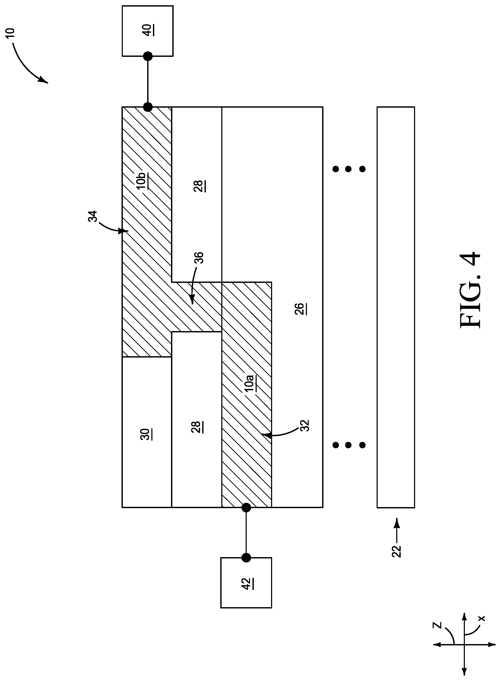 Patent US12315810 Figure 4 – Integrated assemblies having graphene-containing-structures