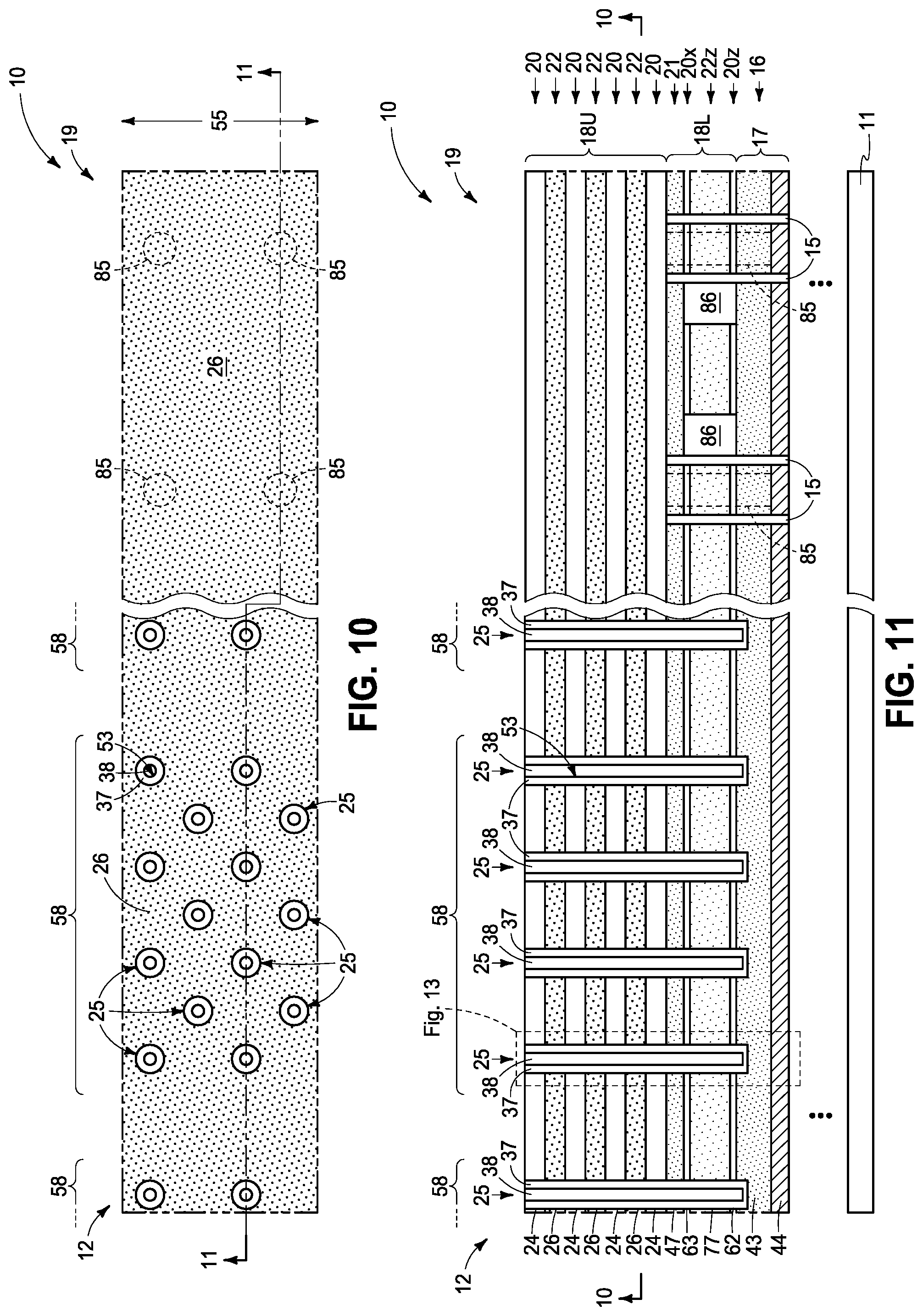 Patent US12315813 Figure 6 – Memory arrays comprising strings of memory cells and methods used in forming a memory array comprising strings of memory cells
