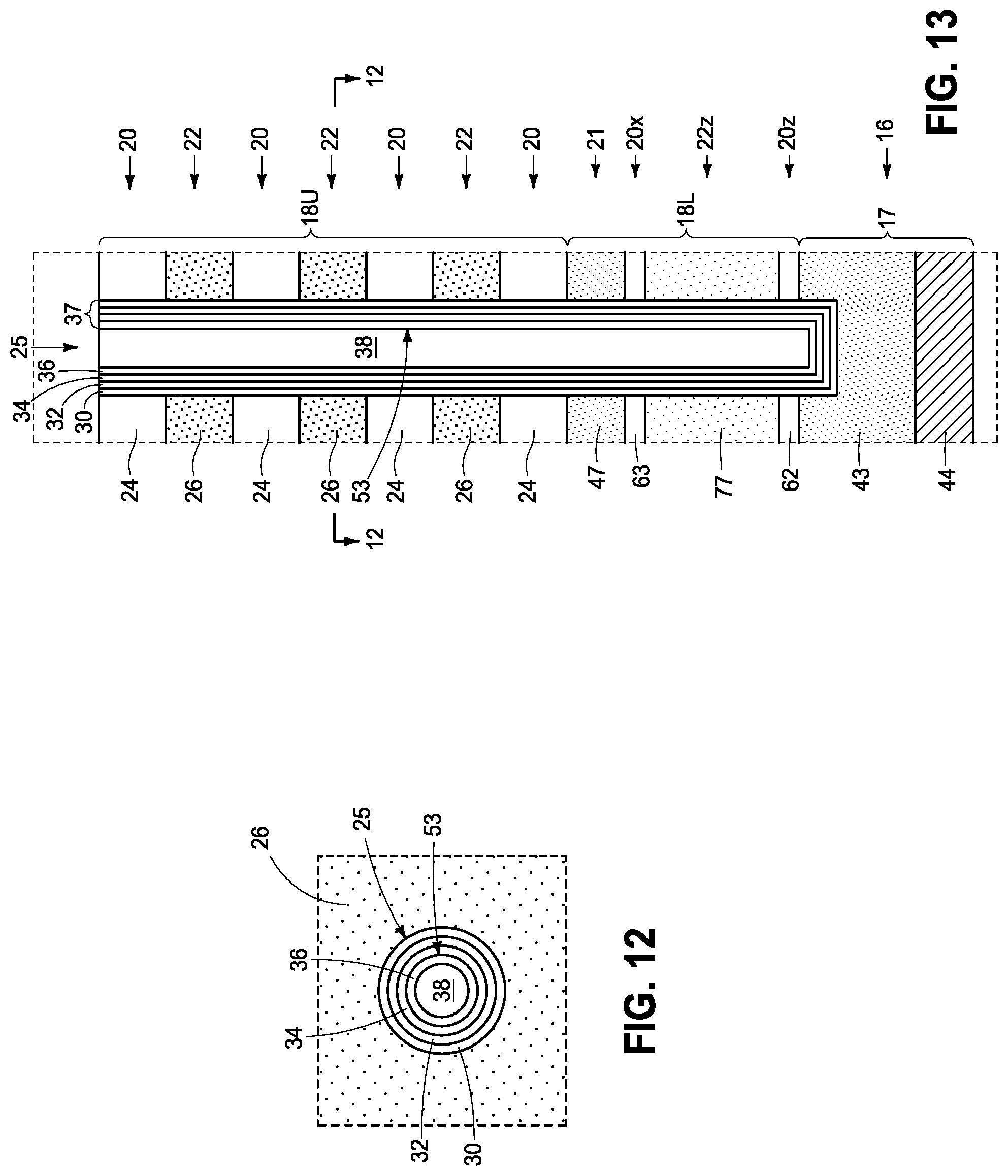 Patent US12315813 Figure 7 – Memory arrays comprising strings of memory cells and methods used in forming a memory array comprising strings of memory cells
