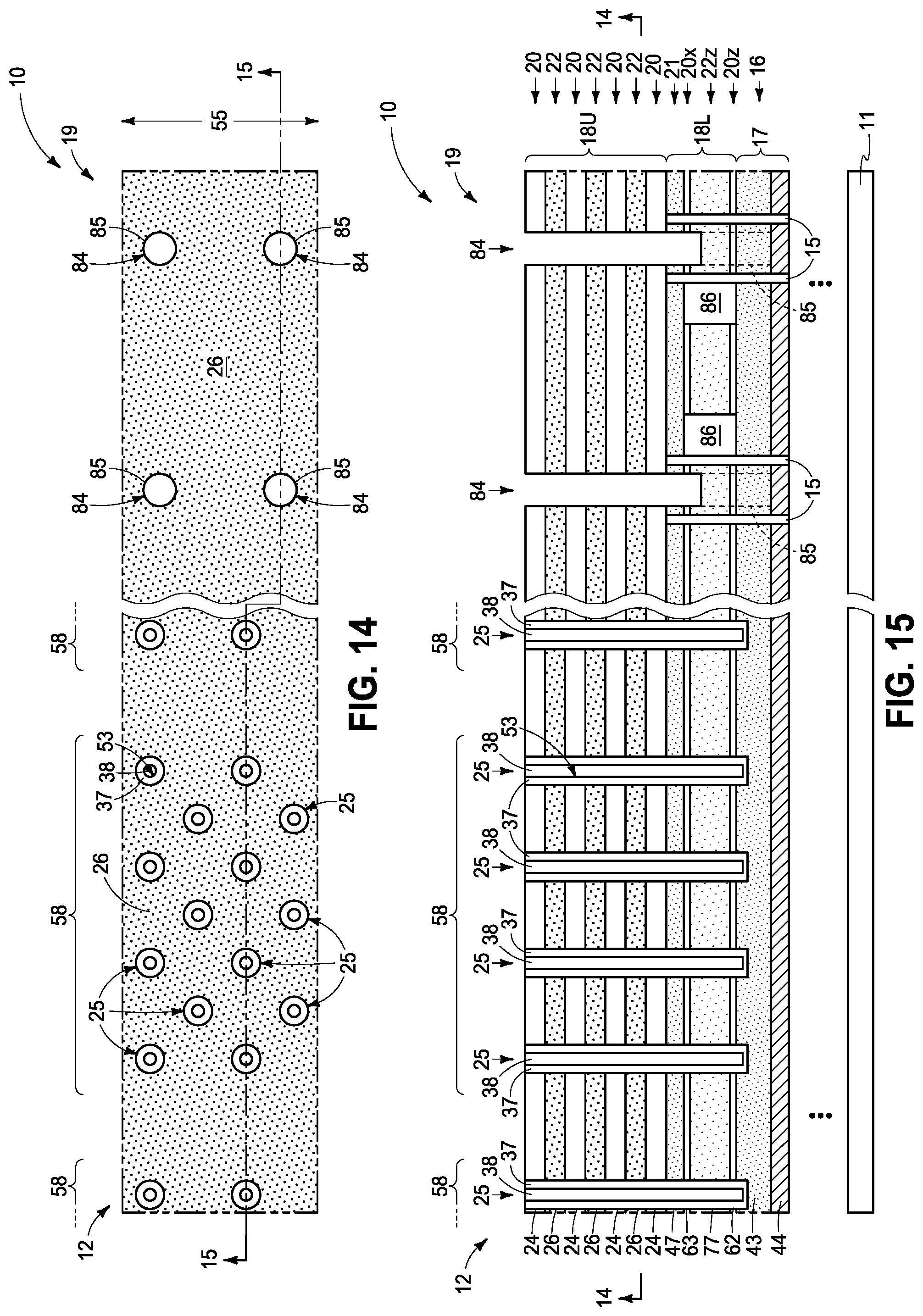Patent US12315813 Figure 8 – Memory arrays comprising strings of memory cells and methods used in forming a memory array comprising strings of memory cells