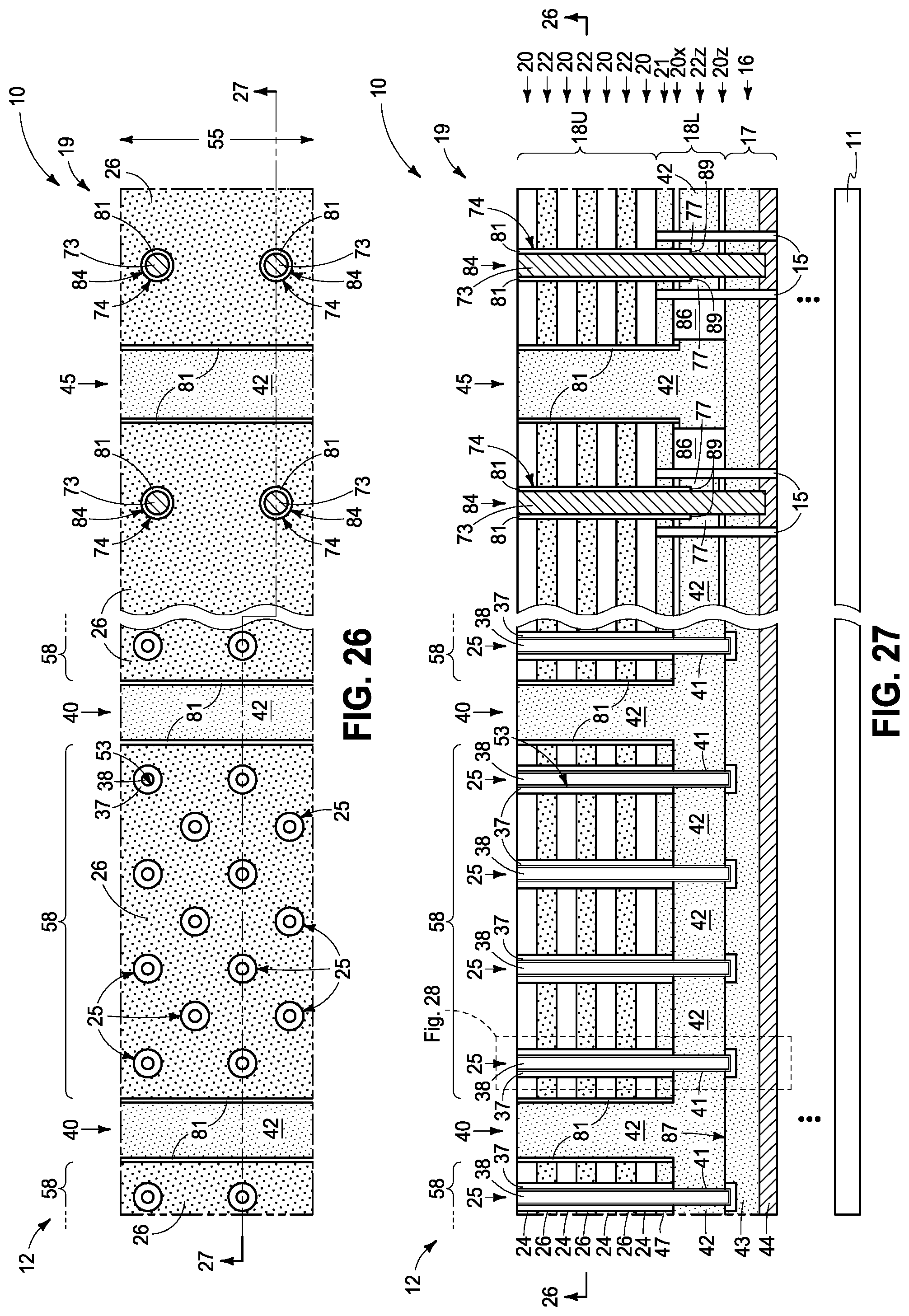 Patent US12315813 Figure 14 – Memory arrays comprising strings of memory cells and methods used in forming a memory array comprising strings of memory cells