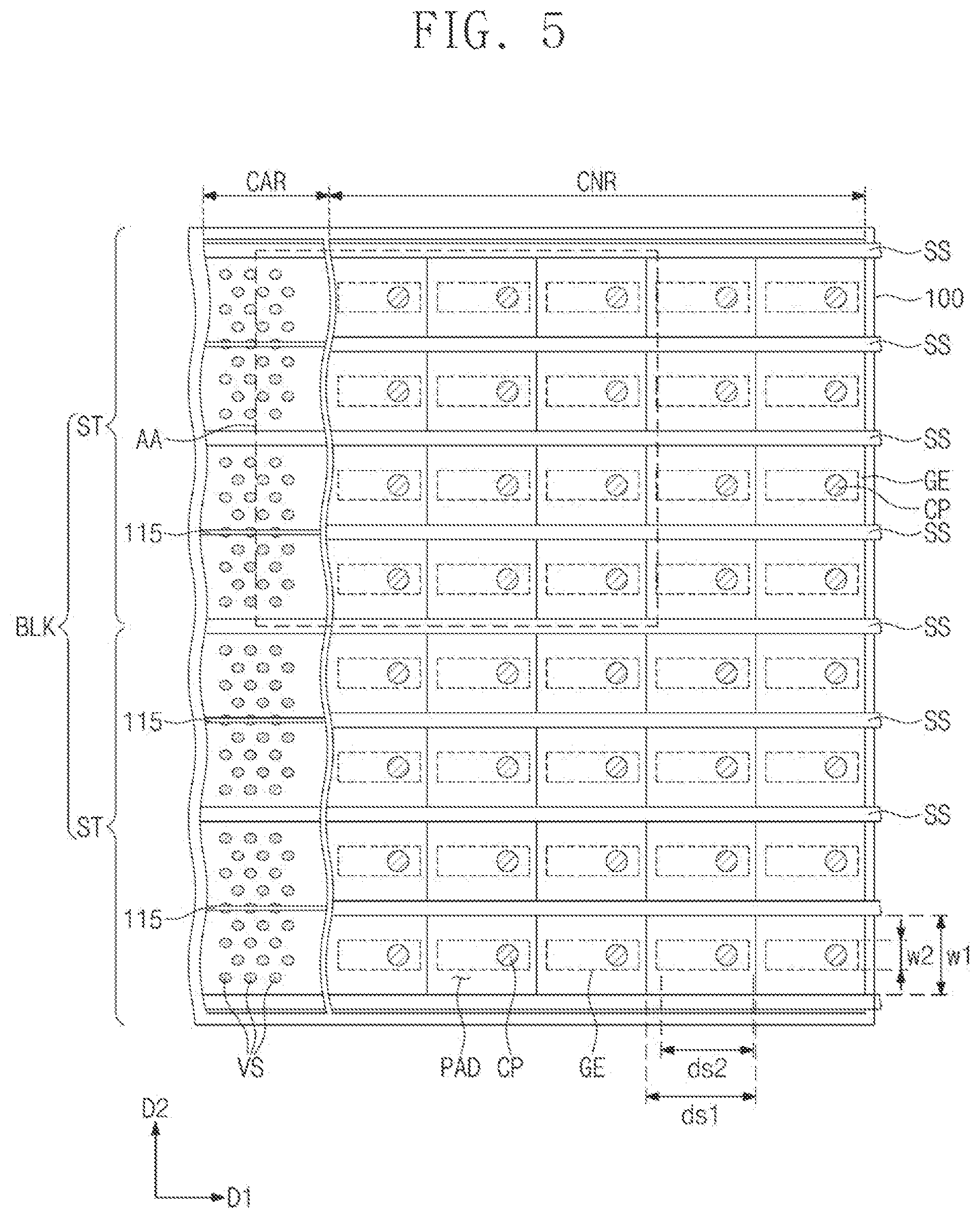 Patent US12315814 Figure 6 – Semiconductor device and electronic system including same