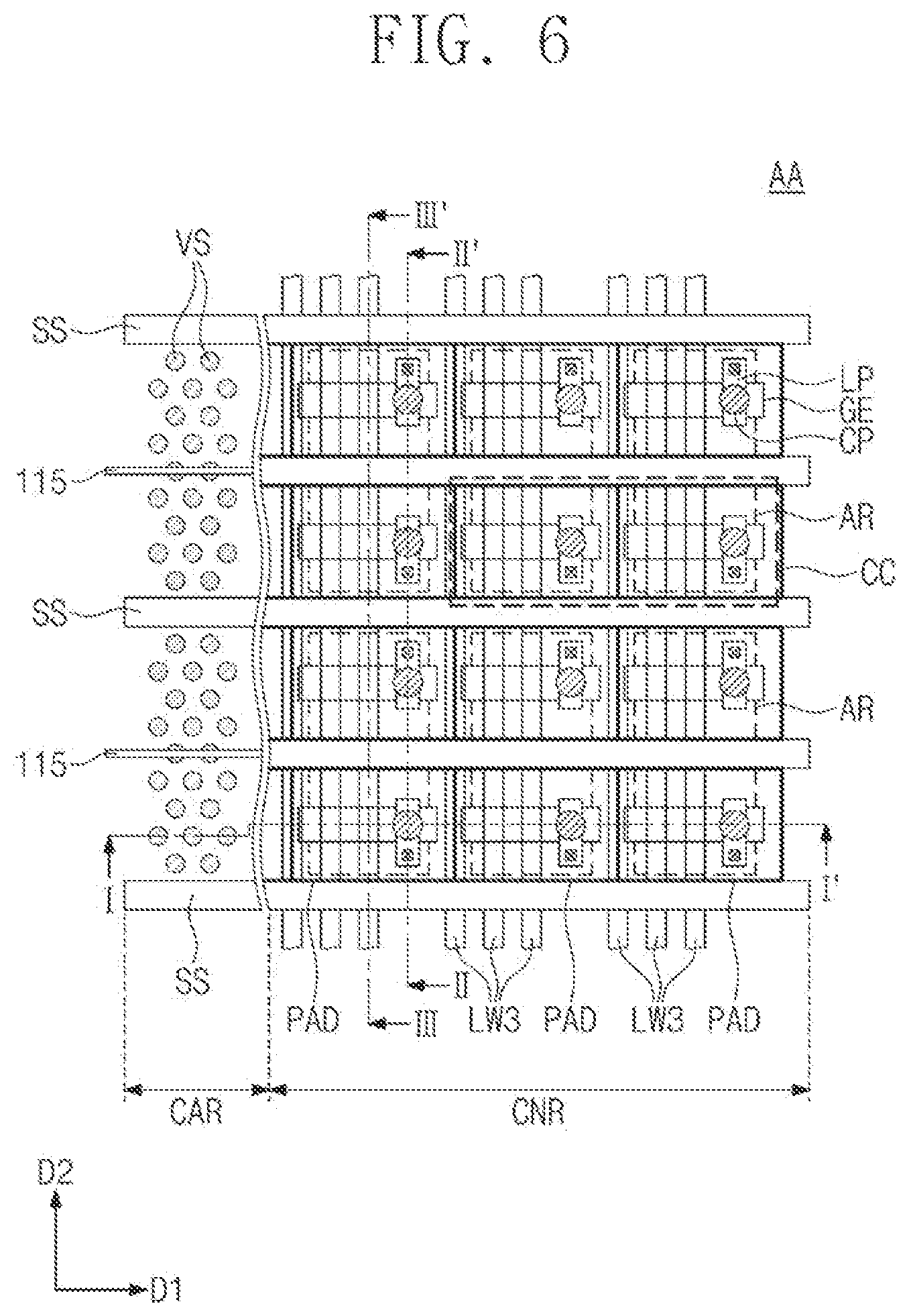 Patent US12315814 Figure 7 – Semiconductor device and electronic system including same