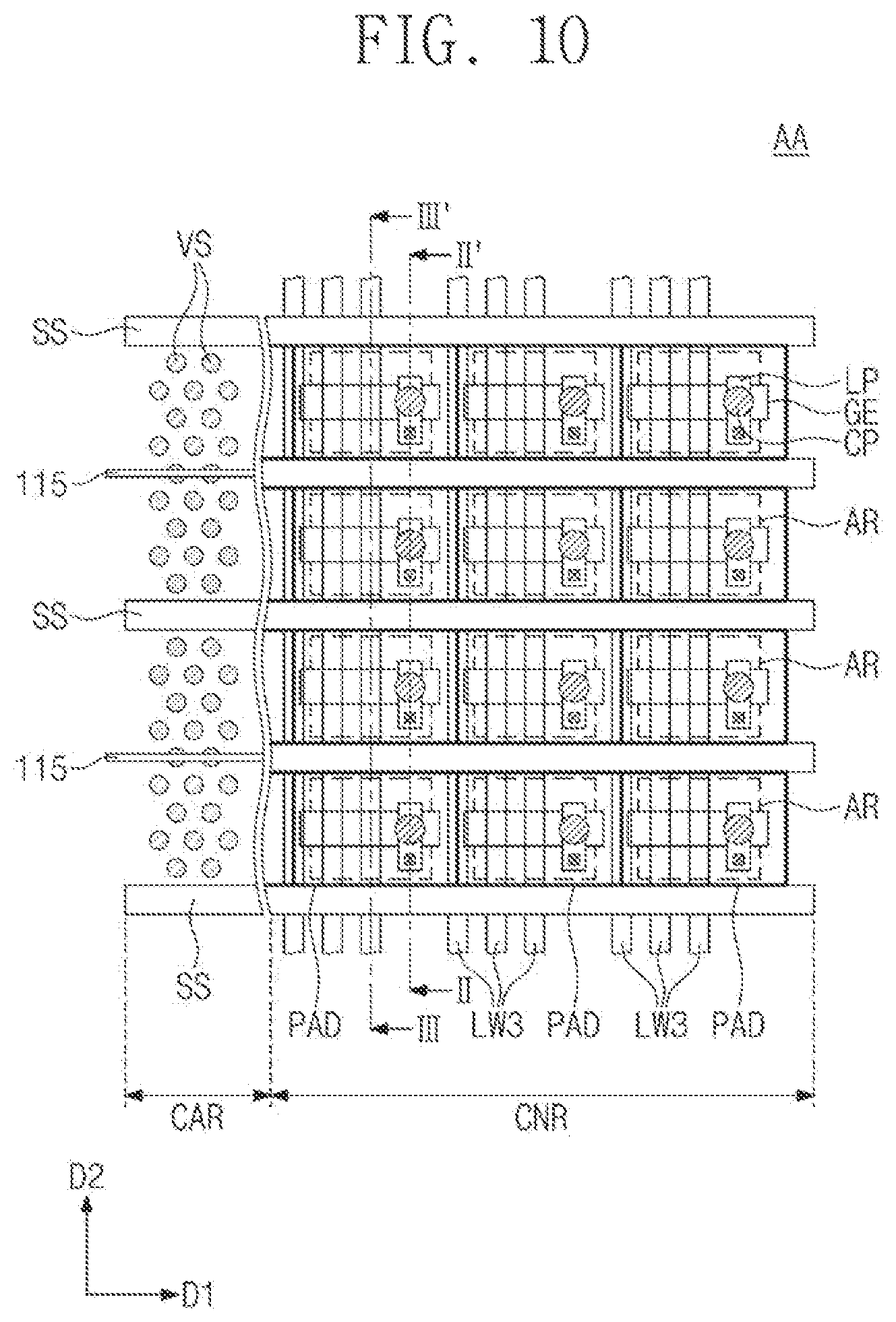 Patent US12315814 Figure 13 – Semiconductor device and electronic system including same