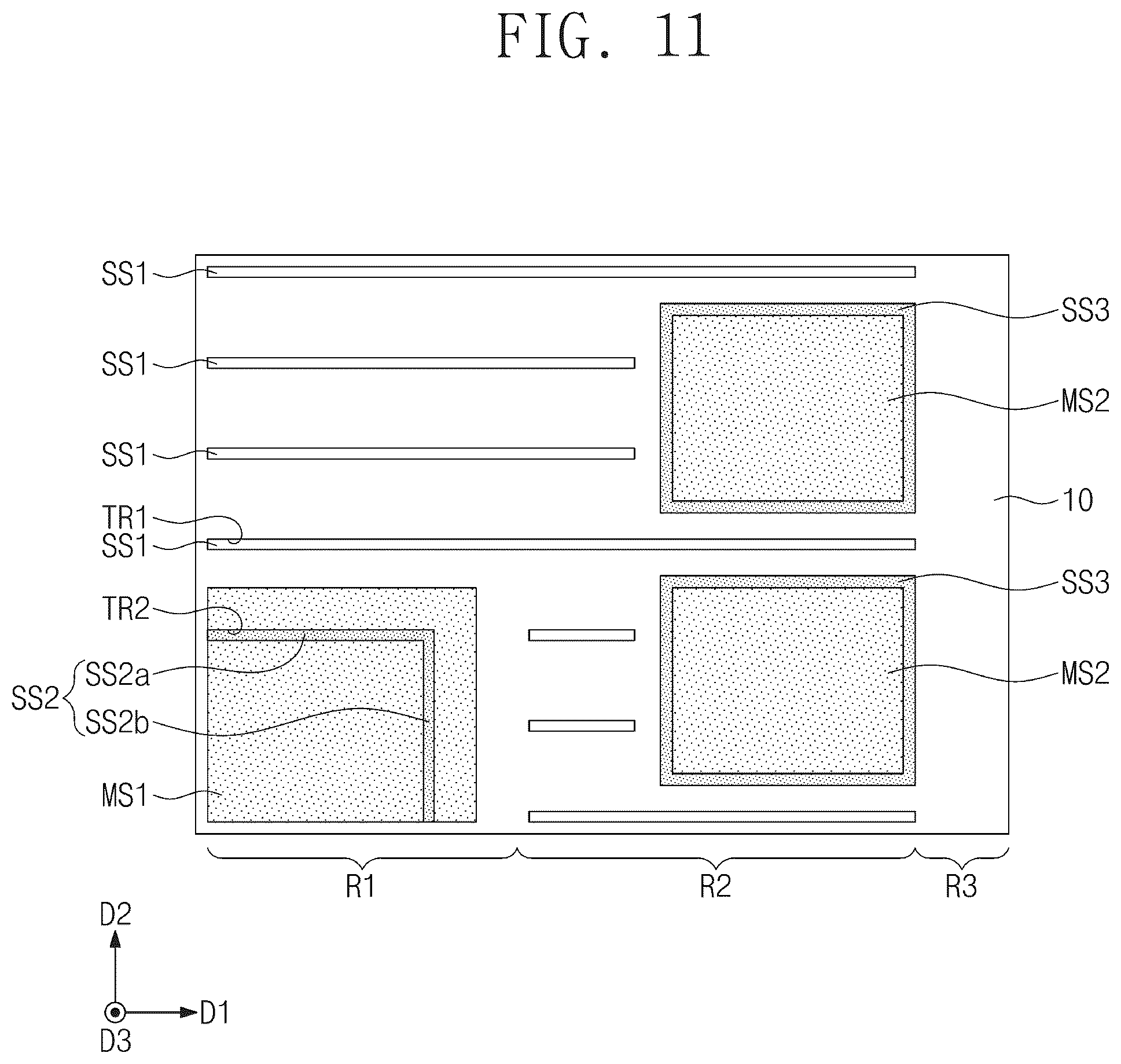 Patent US12315816 Figure 15 – Three-dimensional semiconductor memory device including separation structures and sacrificial layers and electronic system including the same