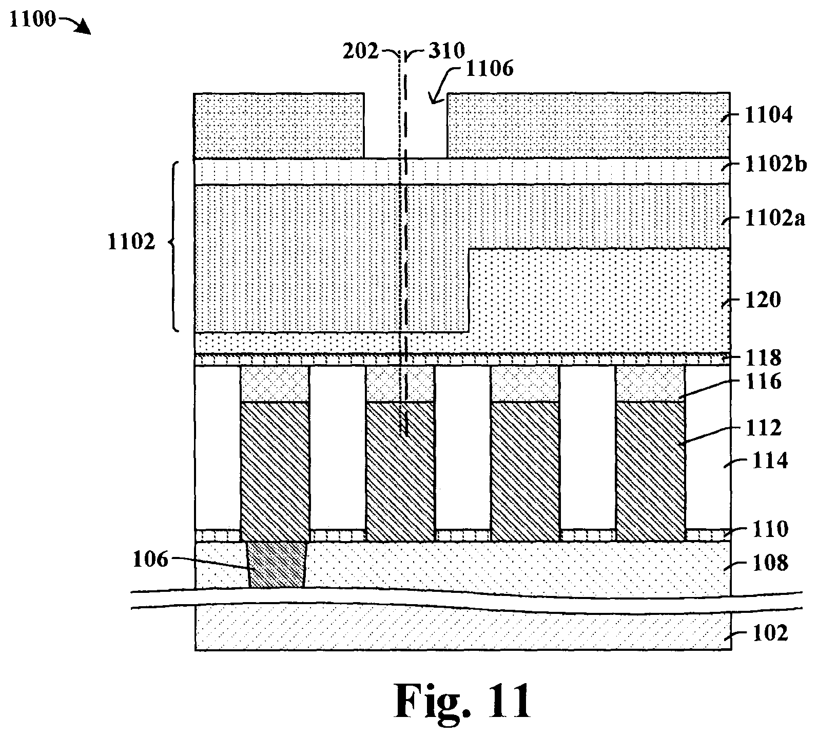 Patent US12315817 Figure 6 – Dielectric on wire structure to increase processing window for overlying via