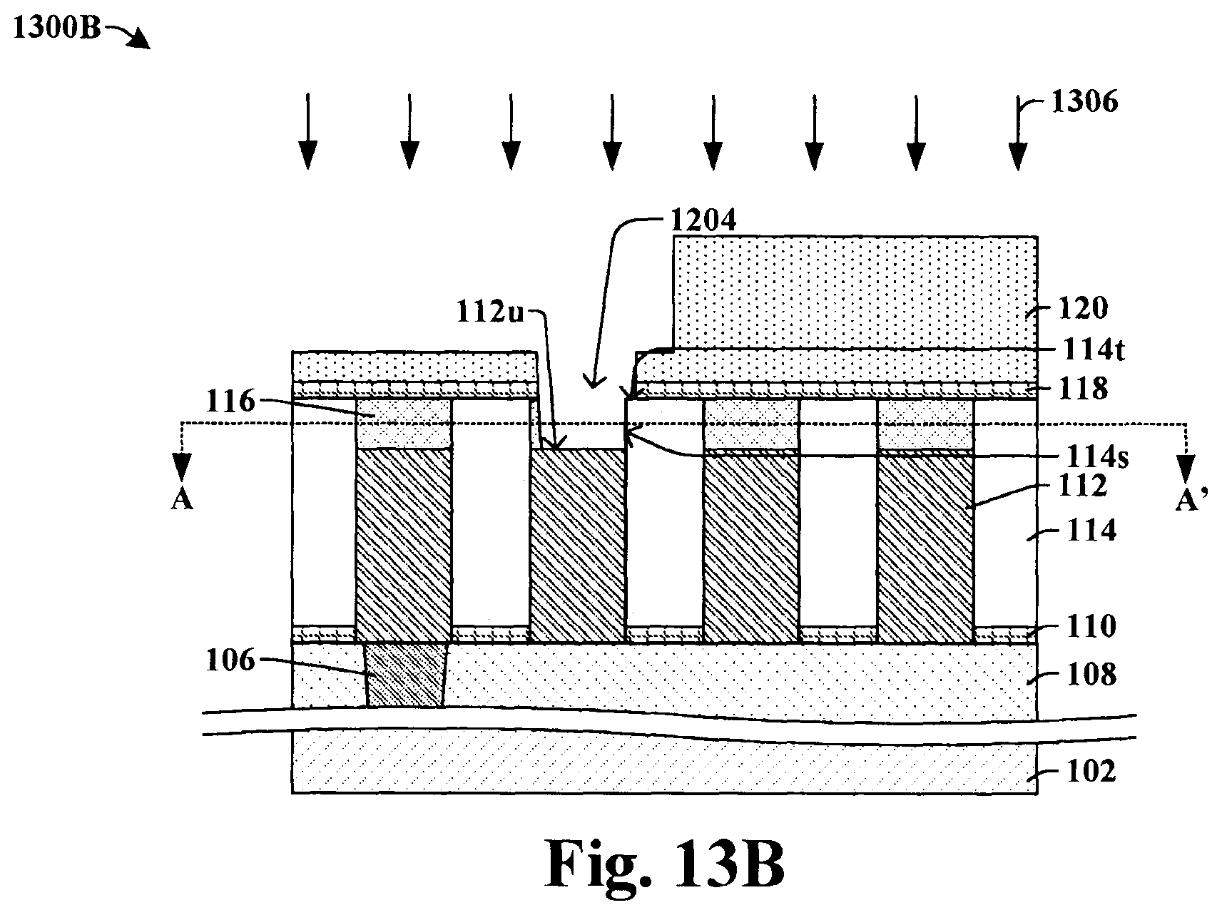Patent US12315817 Figure 10 – Dielectric on wire structure to increase processing window for overlying via