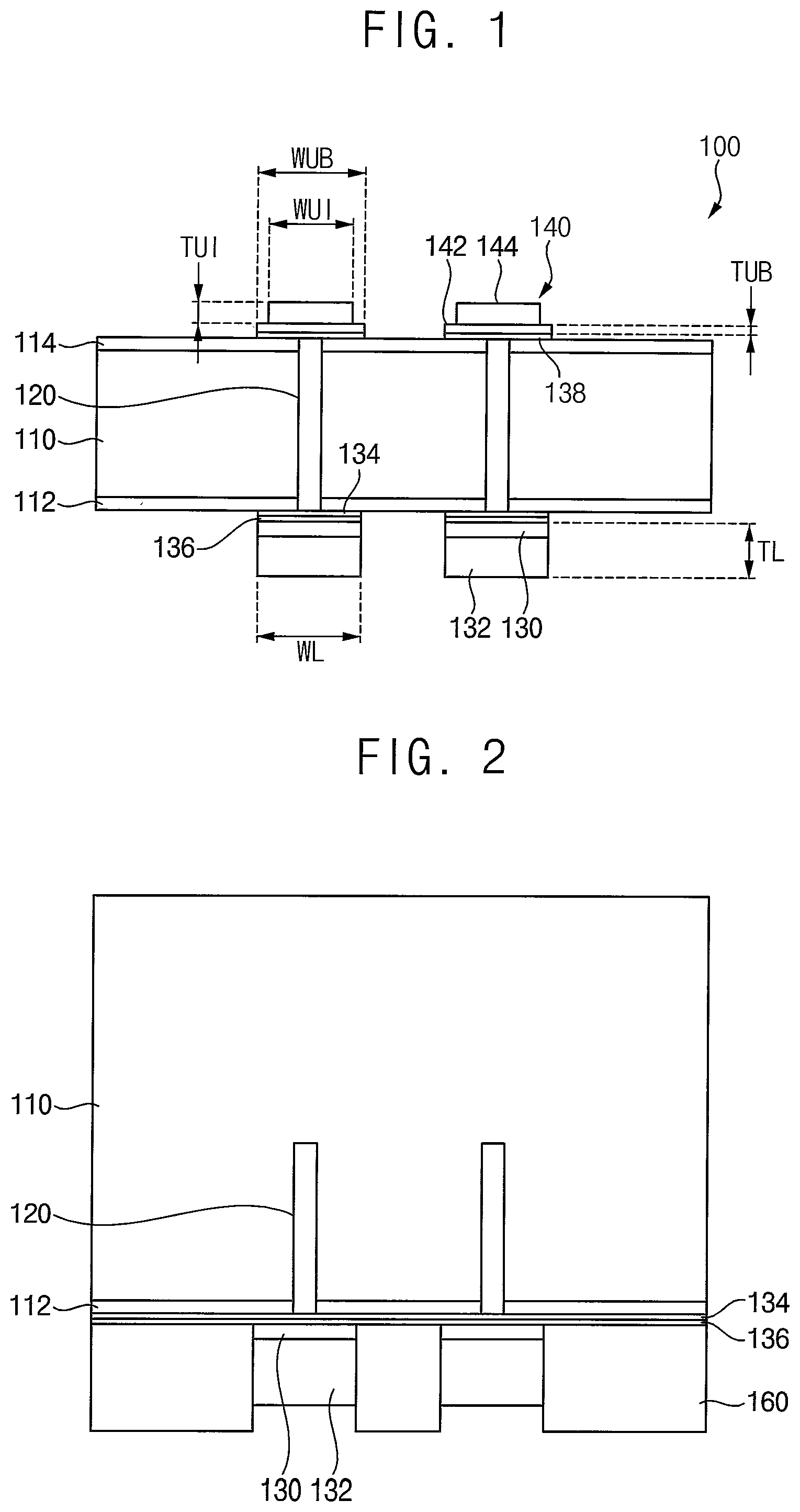 Patent US12315818 Figure 1 – Interconnection structure of a semiconductor chip having pads of different widths and semiconductor package including the interconnection structure