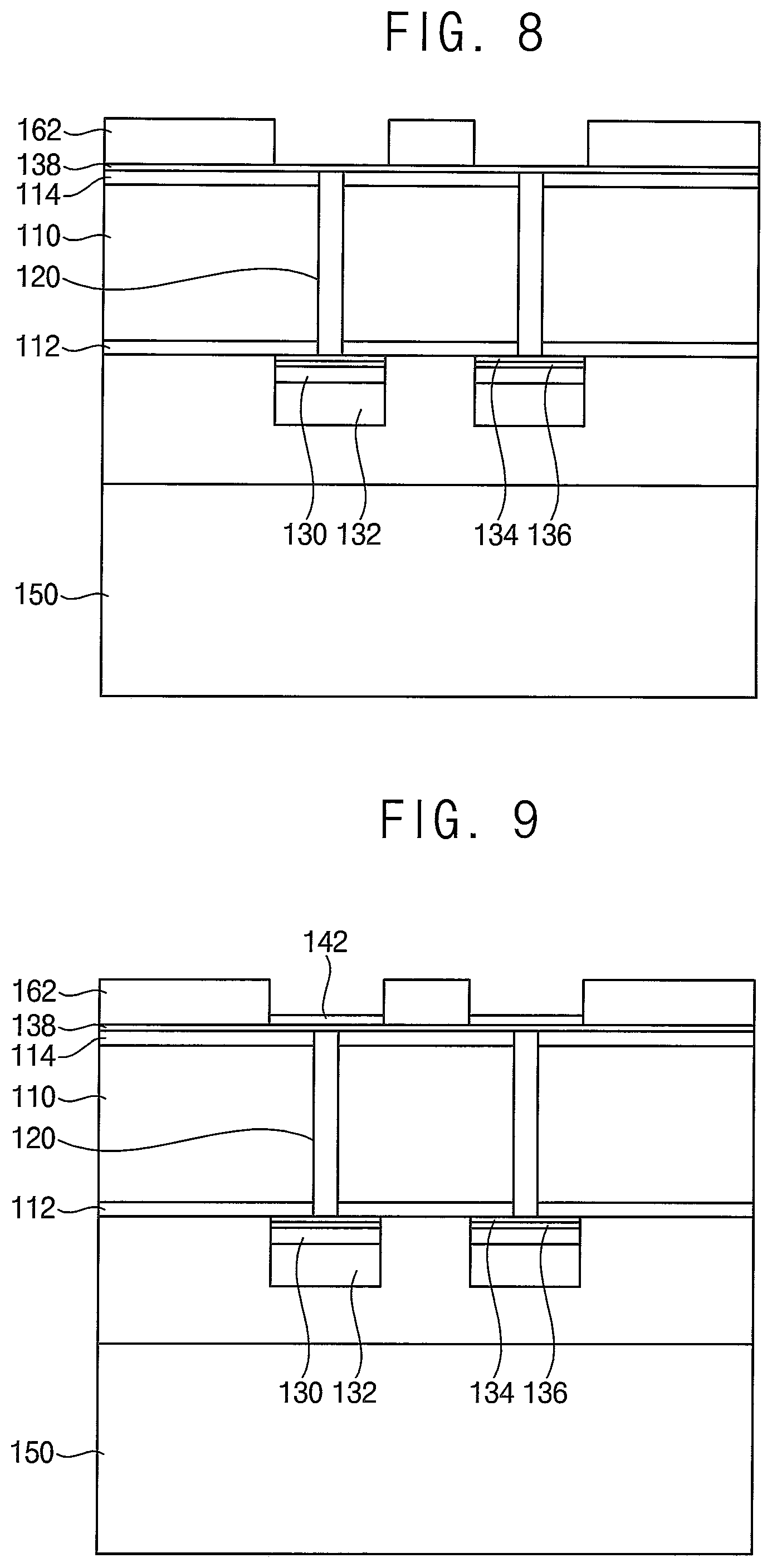 Patent US12315818 Figure 5 – Interconnection structure of a semiconductor chip having pads of different widths and semiconductor package including the interconnection structure
