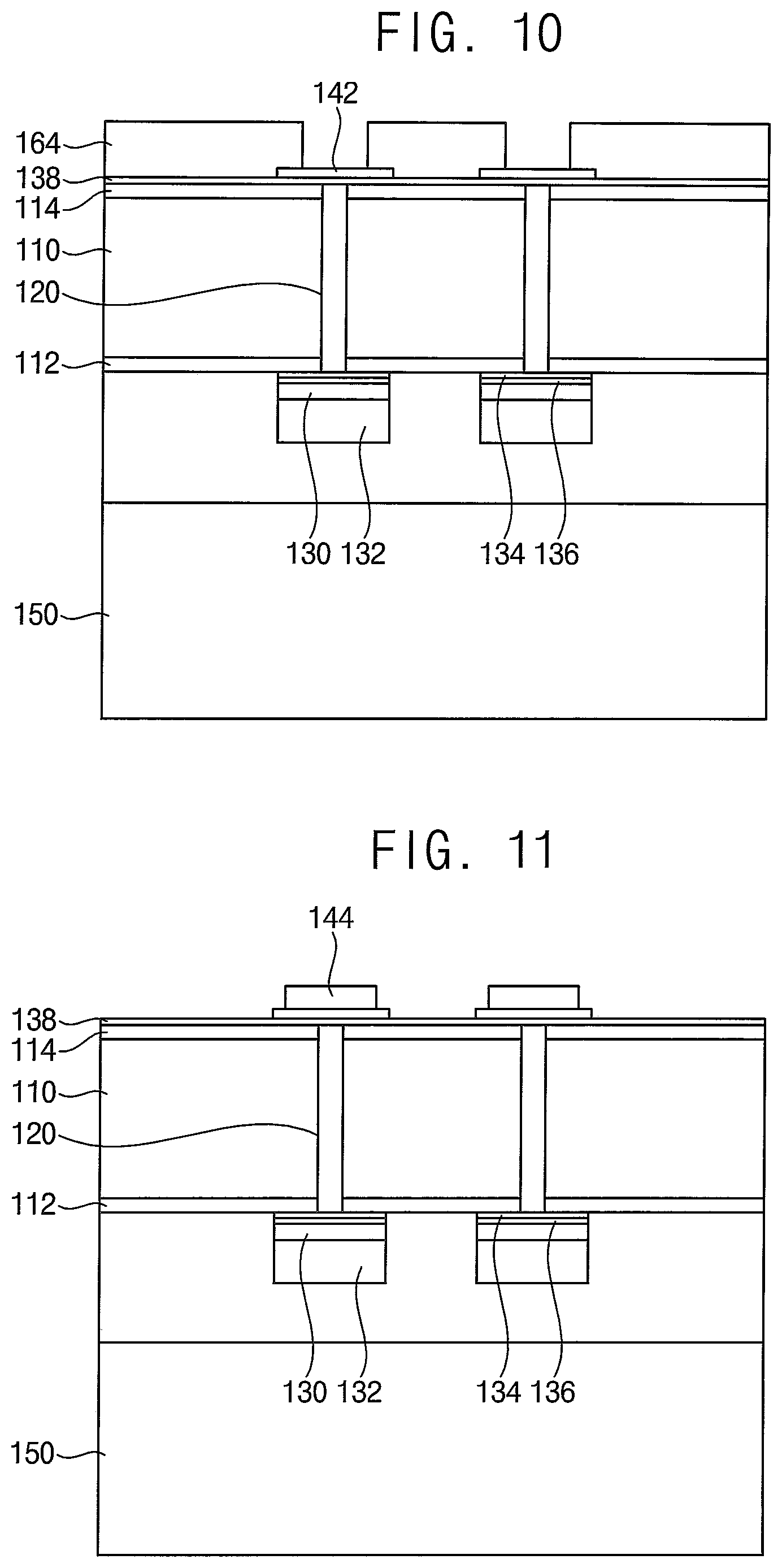 Patent US12315818 Figure 6 – Interconnection structure of a semiconductor chip having pads of different widths and semiconductor package including the interconnection structure